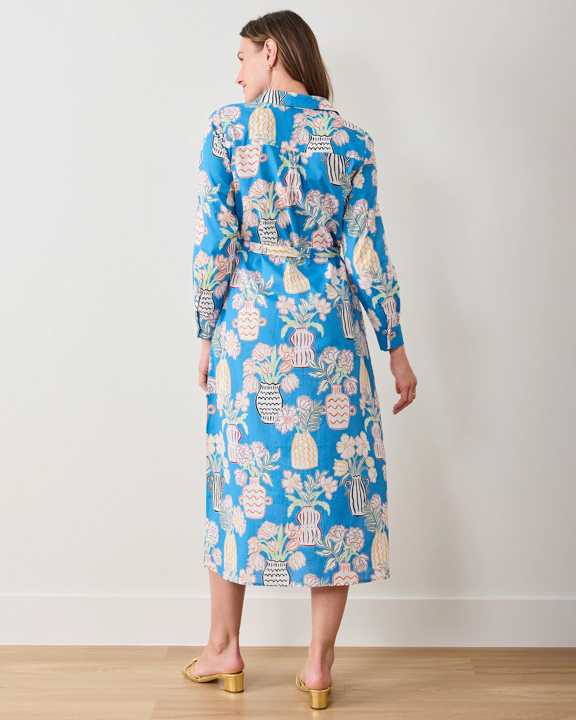 Antique Vases - Monaco Dress - Blue Sky - Image 4