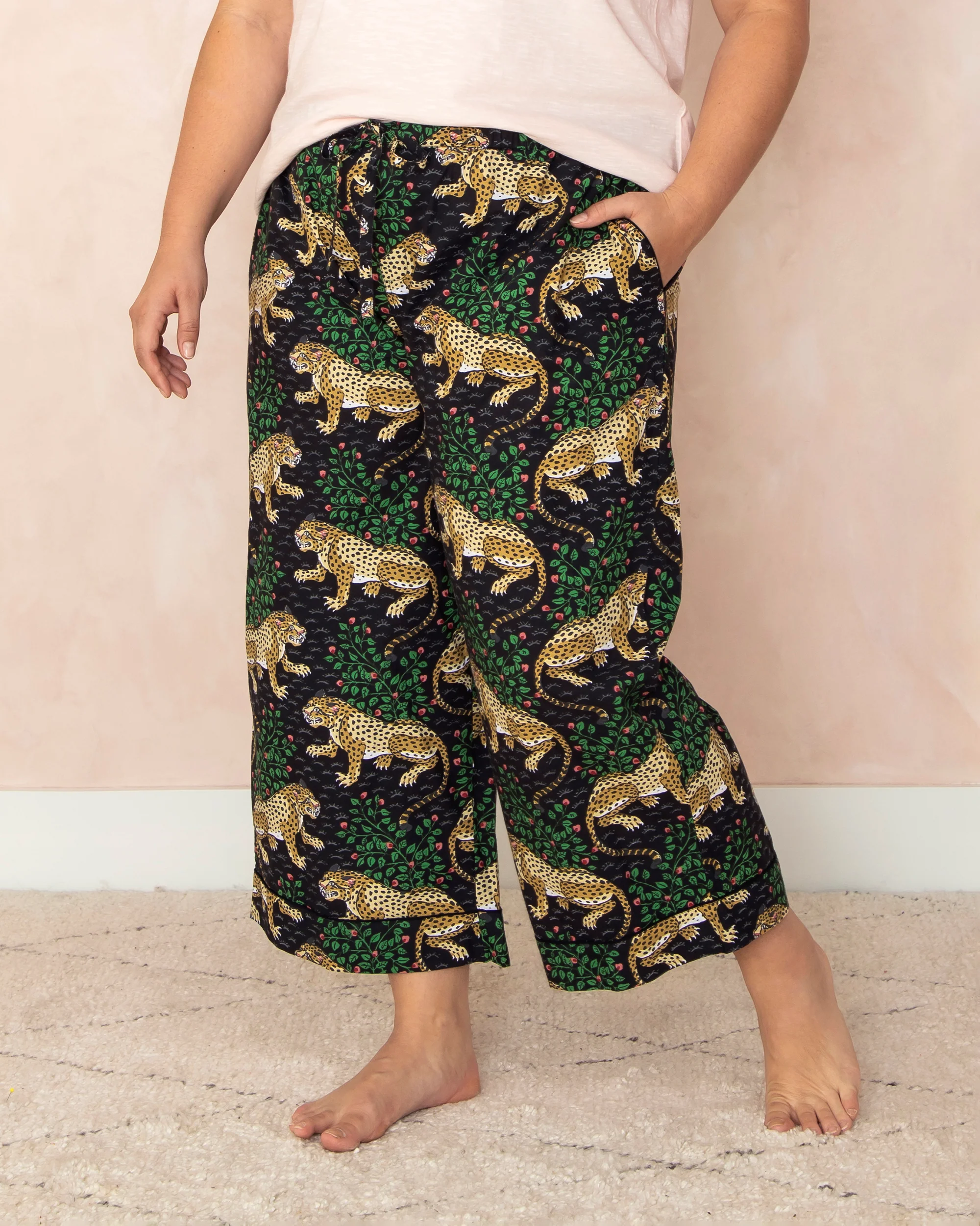 Bagheera - 2-Pack Cropped PJ Pants - Multi - Image 3