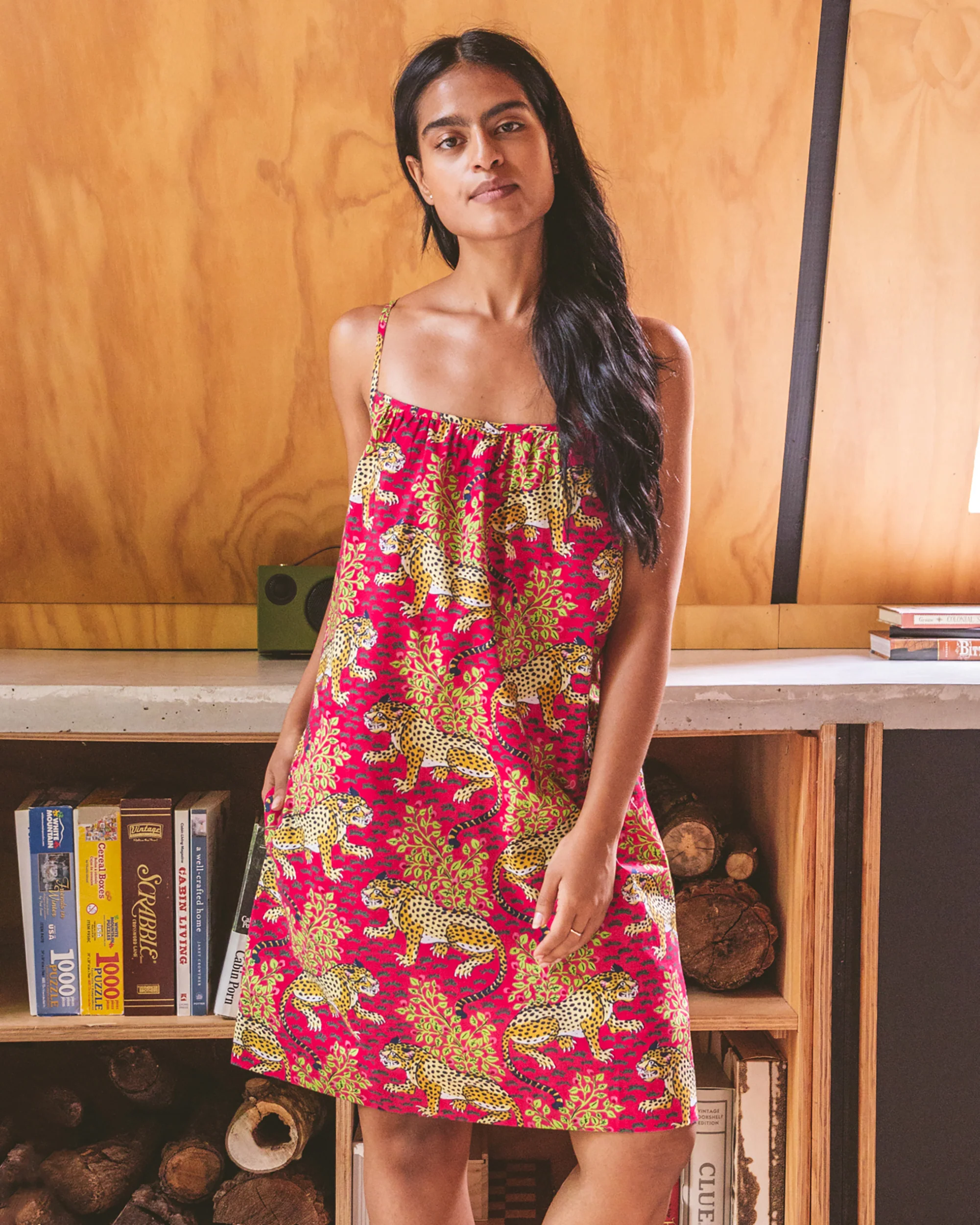 Bagheera - Cami Nightgown - Hot Pink - Image 3