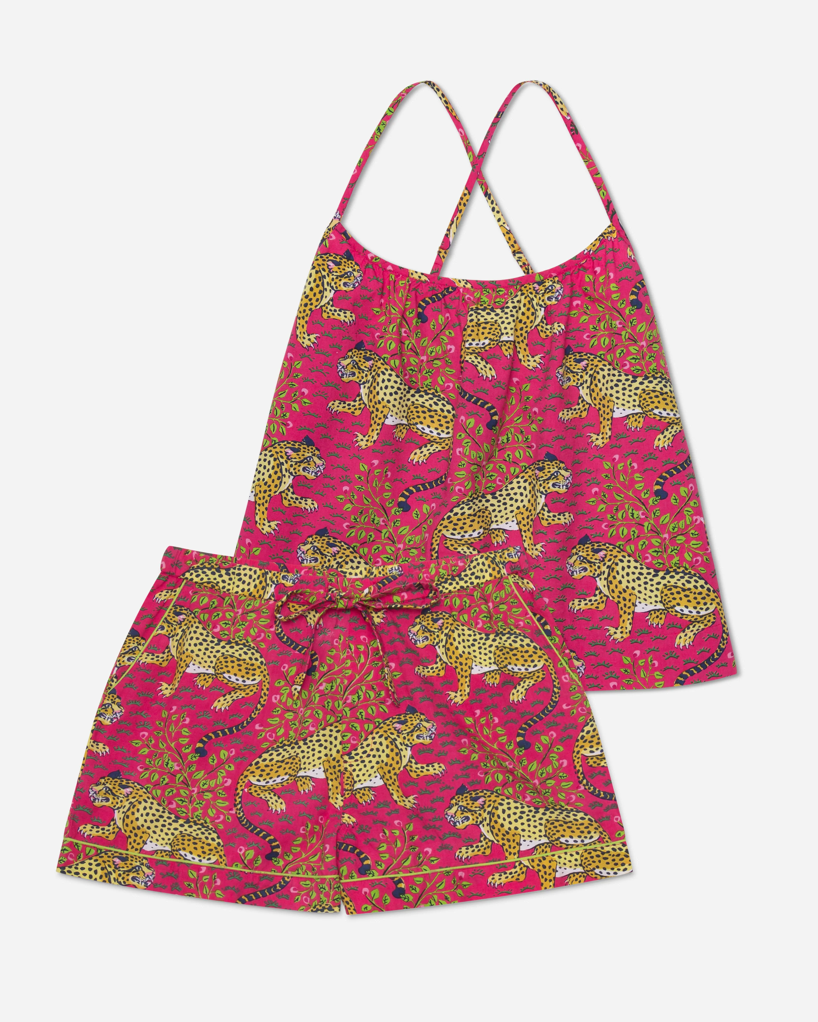 Bagheera - Cami Shorts Set - Hot Pink - Image 2