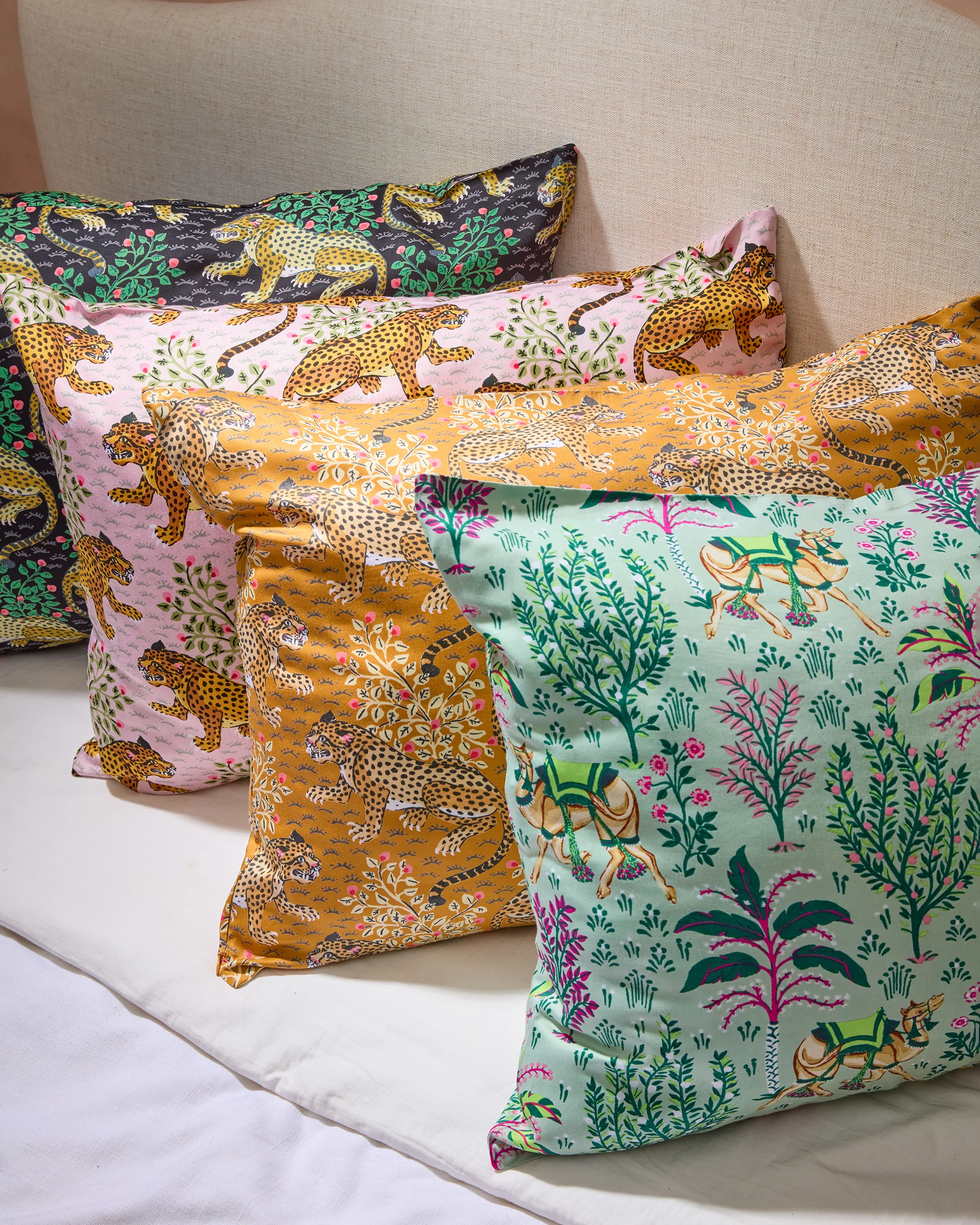 Bagheera - Eco Satin Pillowcase - Ink - Image 4