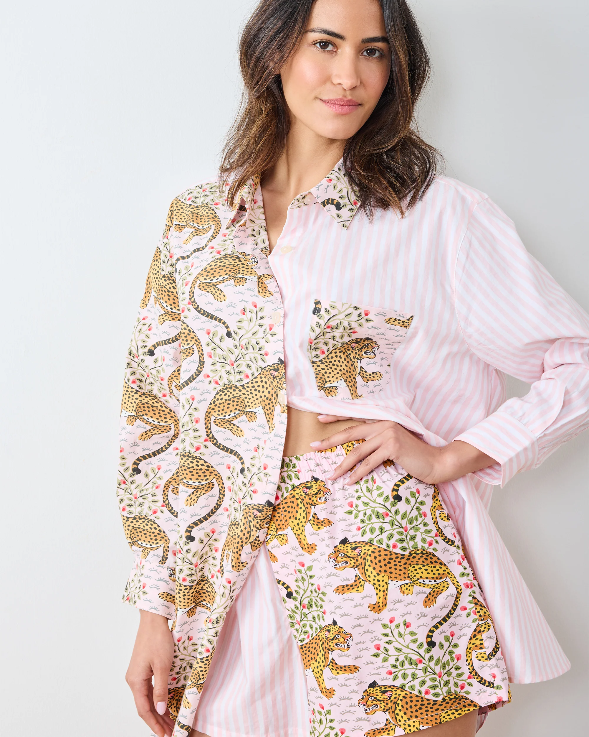 Bagheera - Everyday Button Down - Blush - Image 5