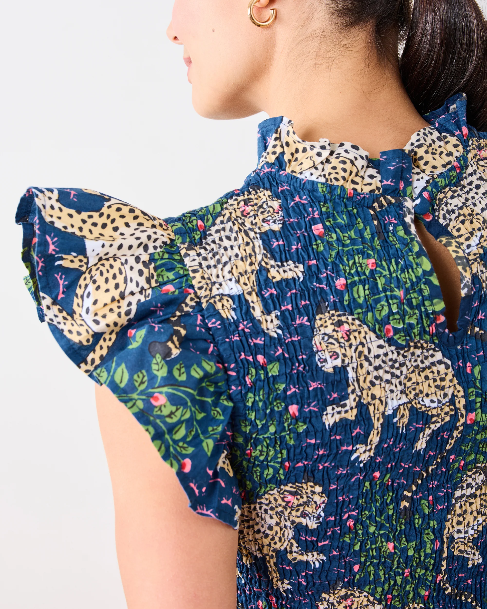 Bagheera - Let's Ruffle Dress - Navy - Image 5