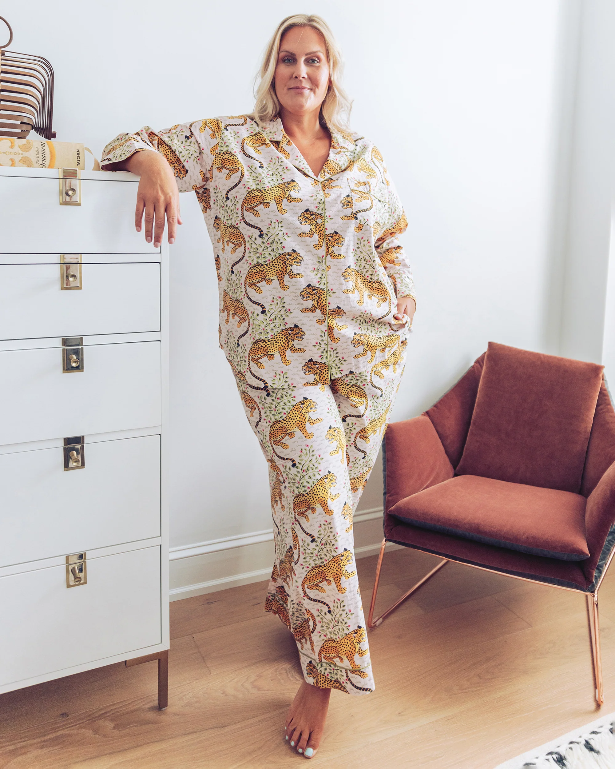 Bagheera - Long PJ Set - Blush - Image 4