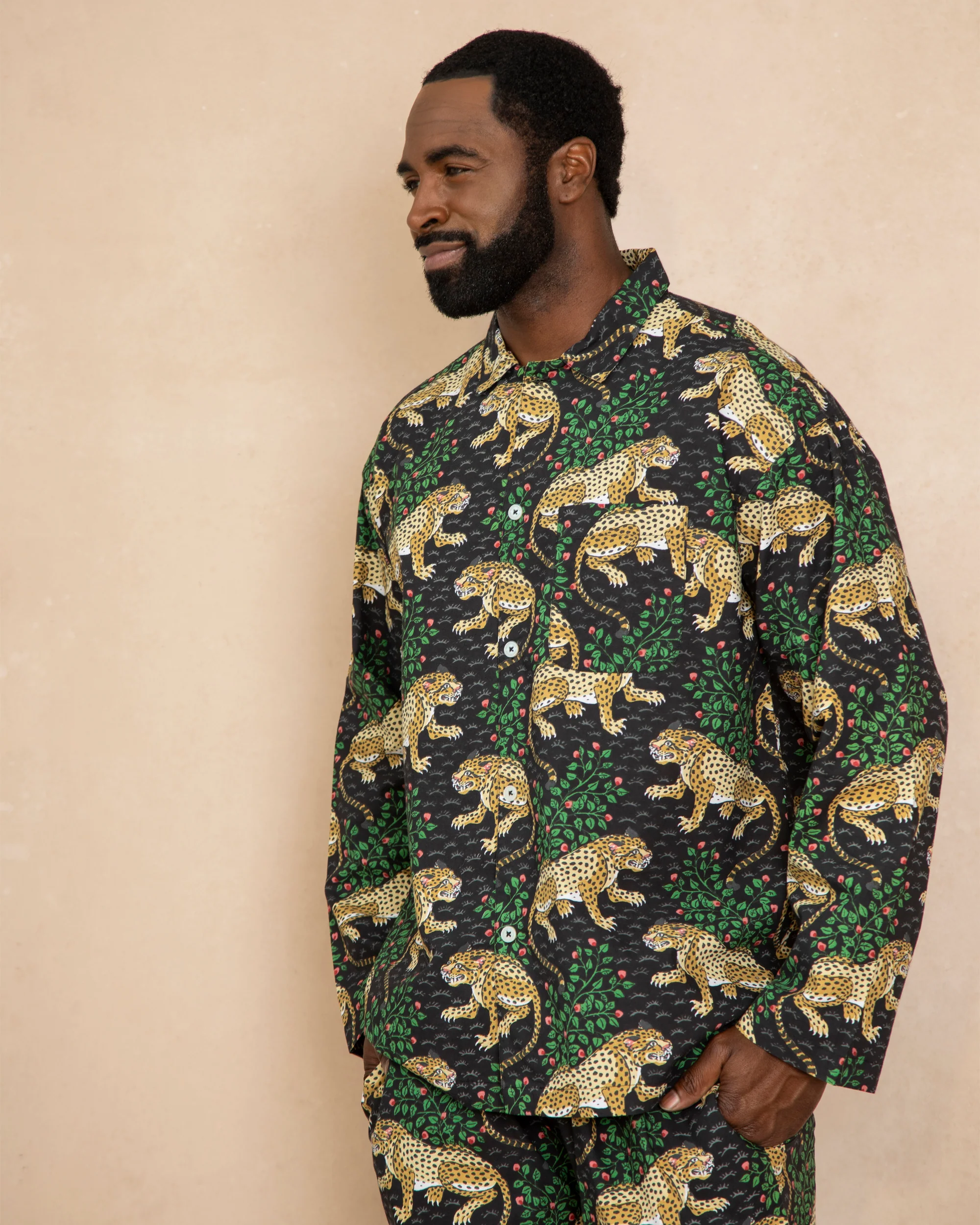 Bagheera - Men's Long PJ Set - Ink - Image 5