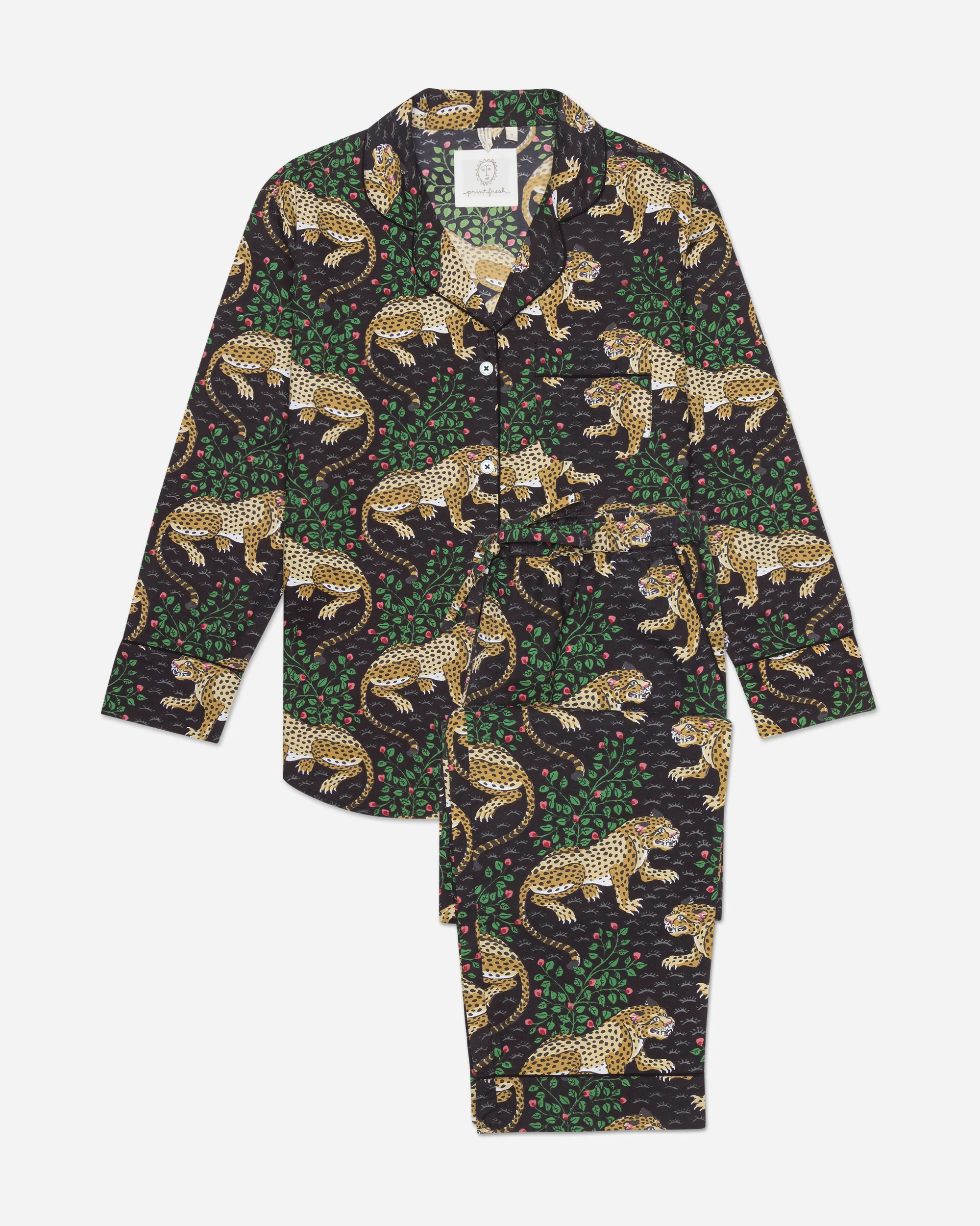 Bagheera - Petite Long PJ Set - Ink - Image 7