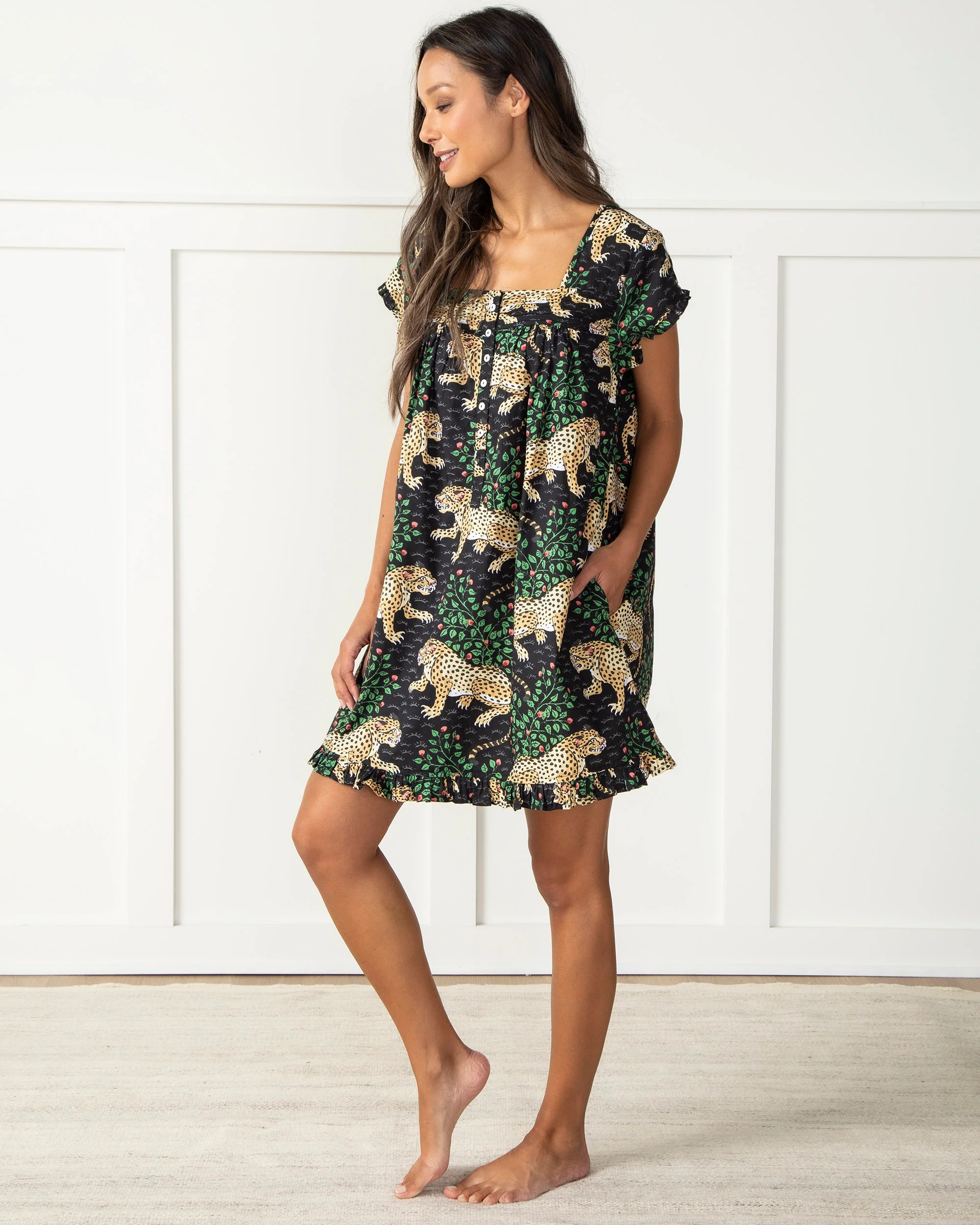 Bagheera - Pintuck Nightgown - Ink - Image 6