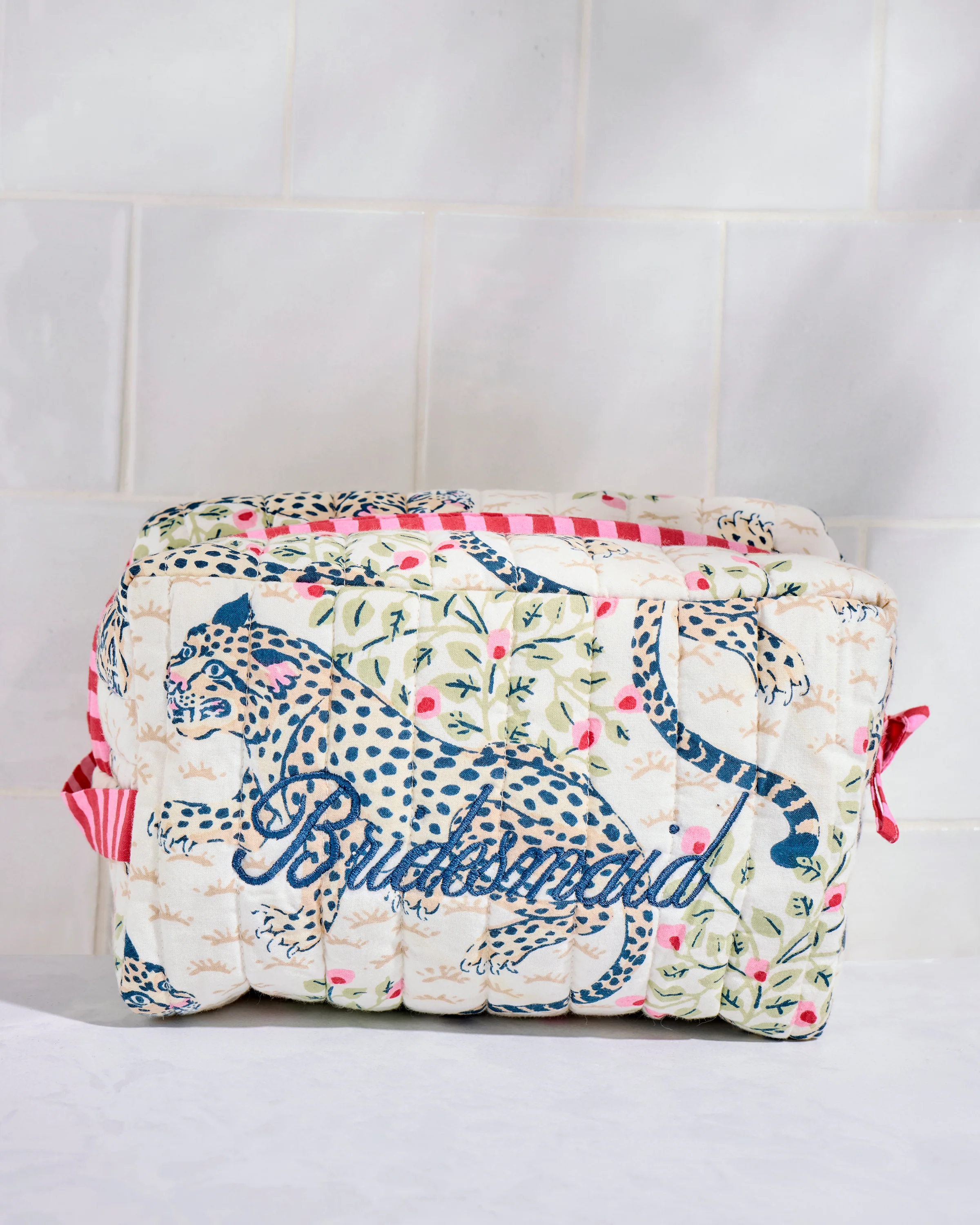 Bagheera - Quilted Bridesmaid Pouch - Wedding Cake - Image 3