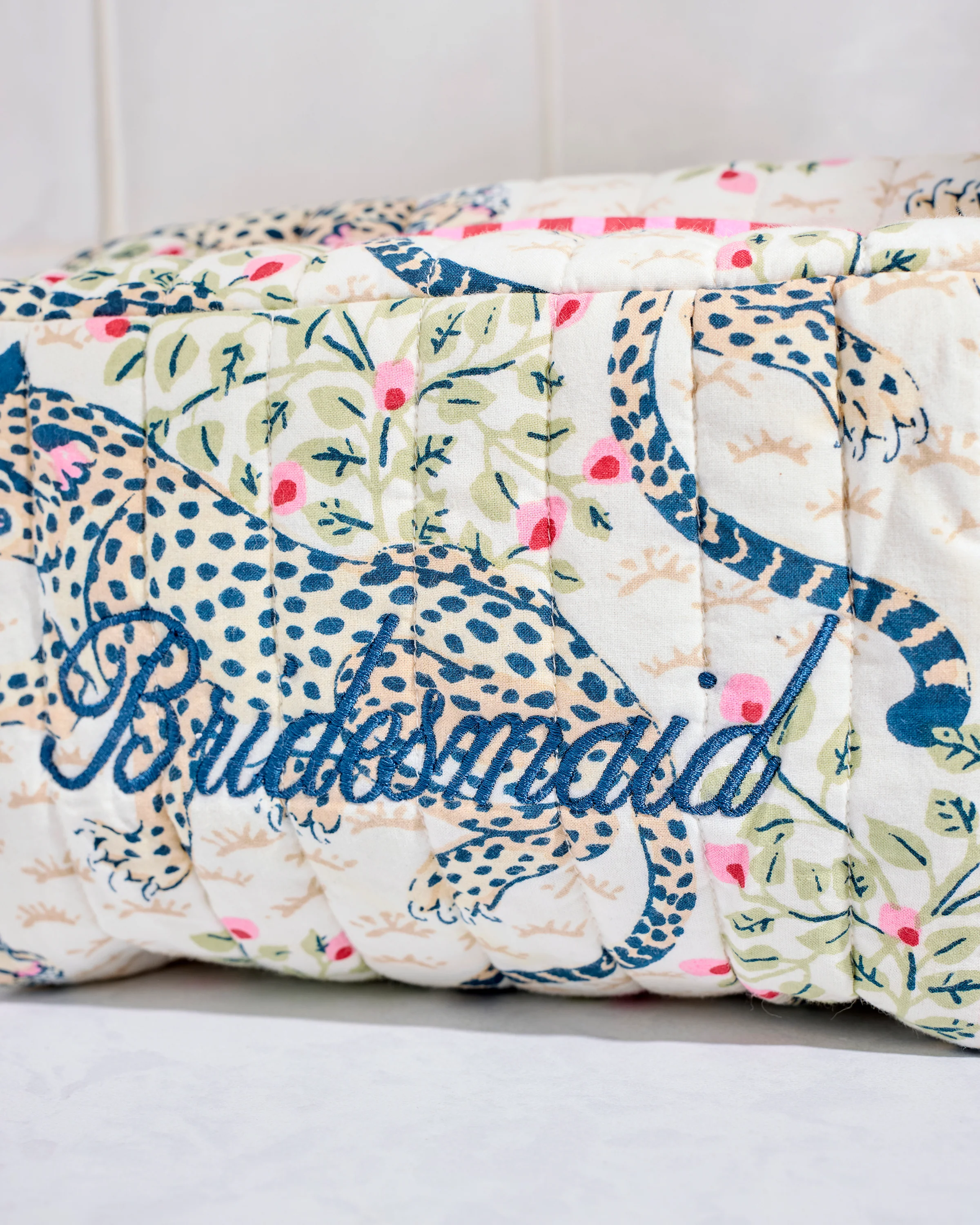 Bagheera - Quilted Bridesmaid Pouch - Wedding Cake - Image 4