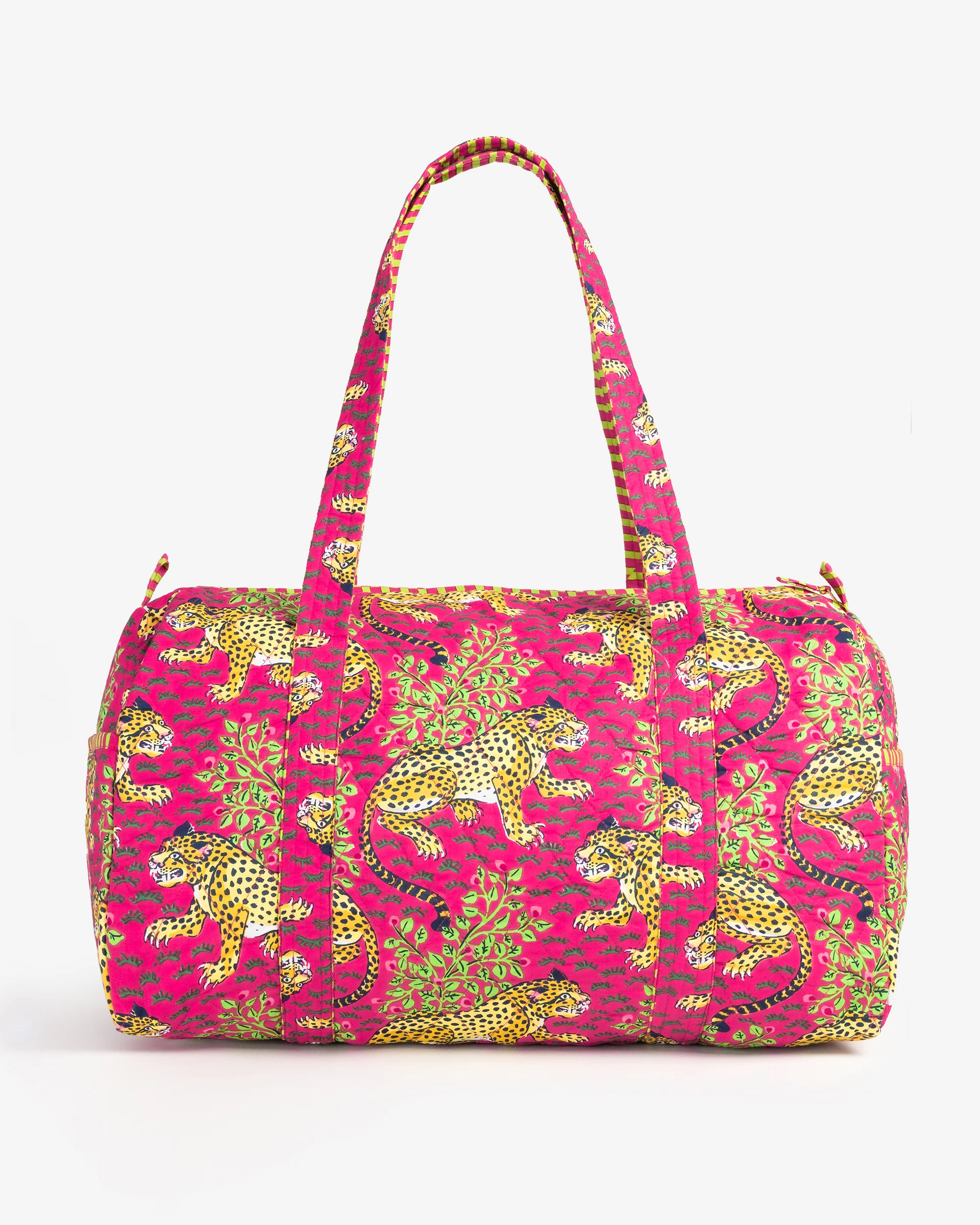 Bagheera - Quilted Duffle Bag - Hot Pink - Image 7