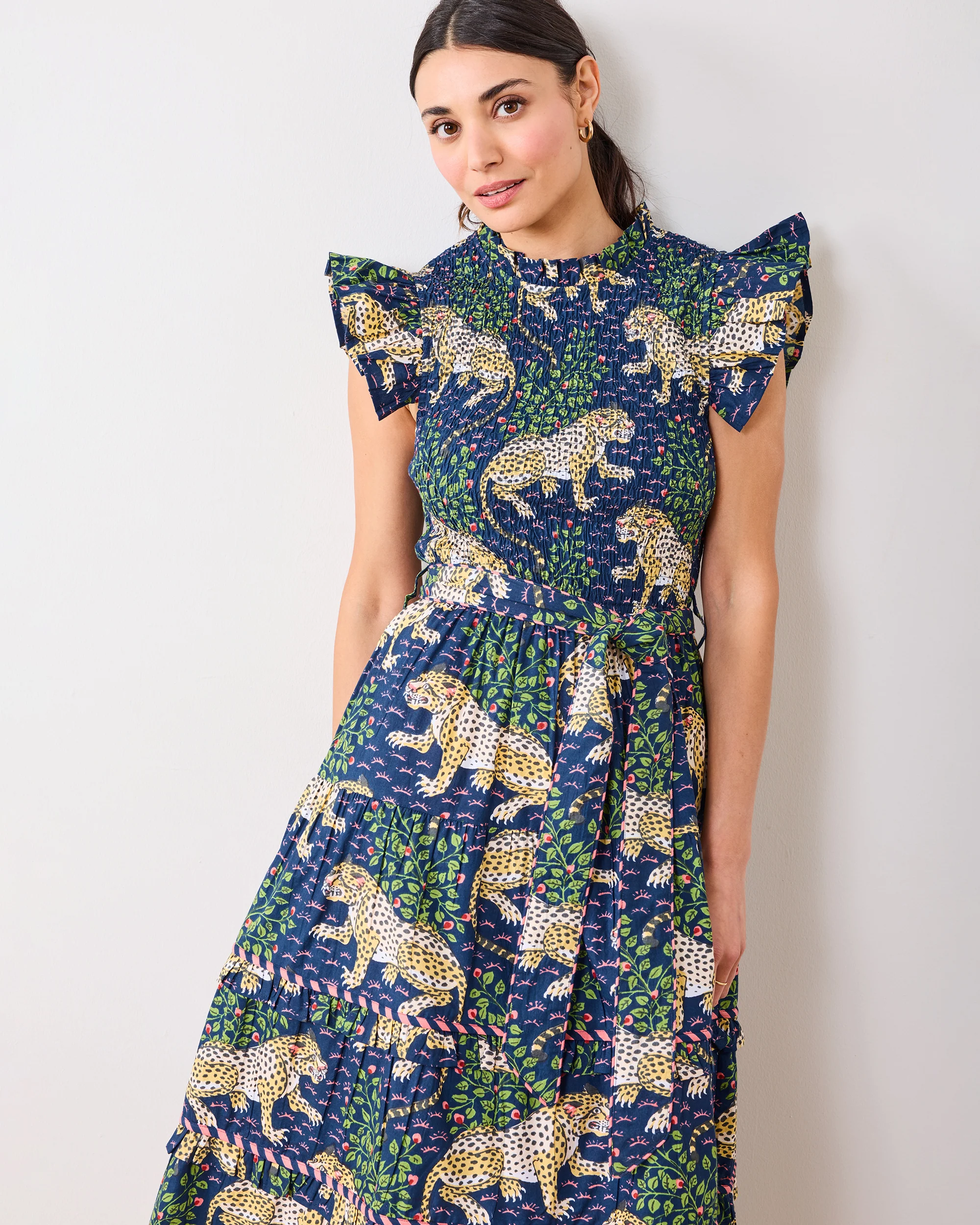 Bagheera - Ready To Ruffle Dress - Navy - Image 4