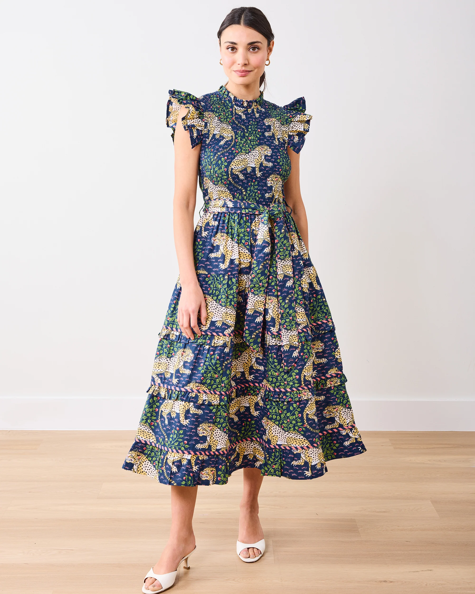 Bagheera - Ready To Ruffle Dress - Navy - Image 5