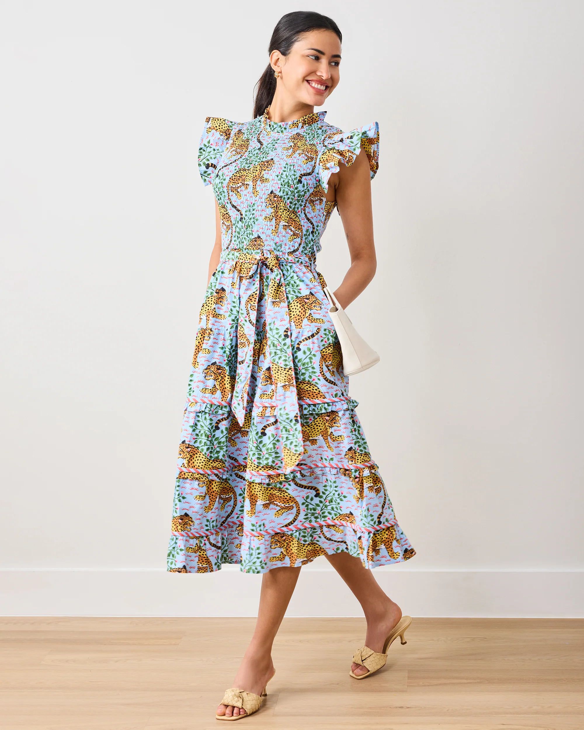 Bagheera - Ready to Ruffle Dress - Pale Blue - Image 4