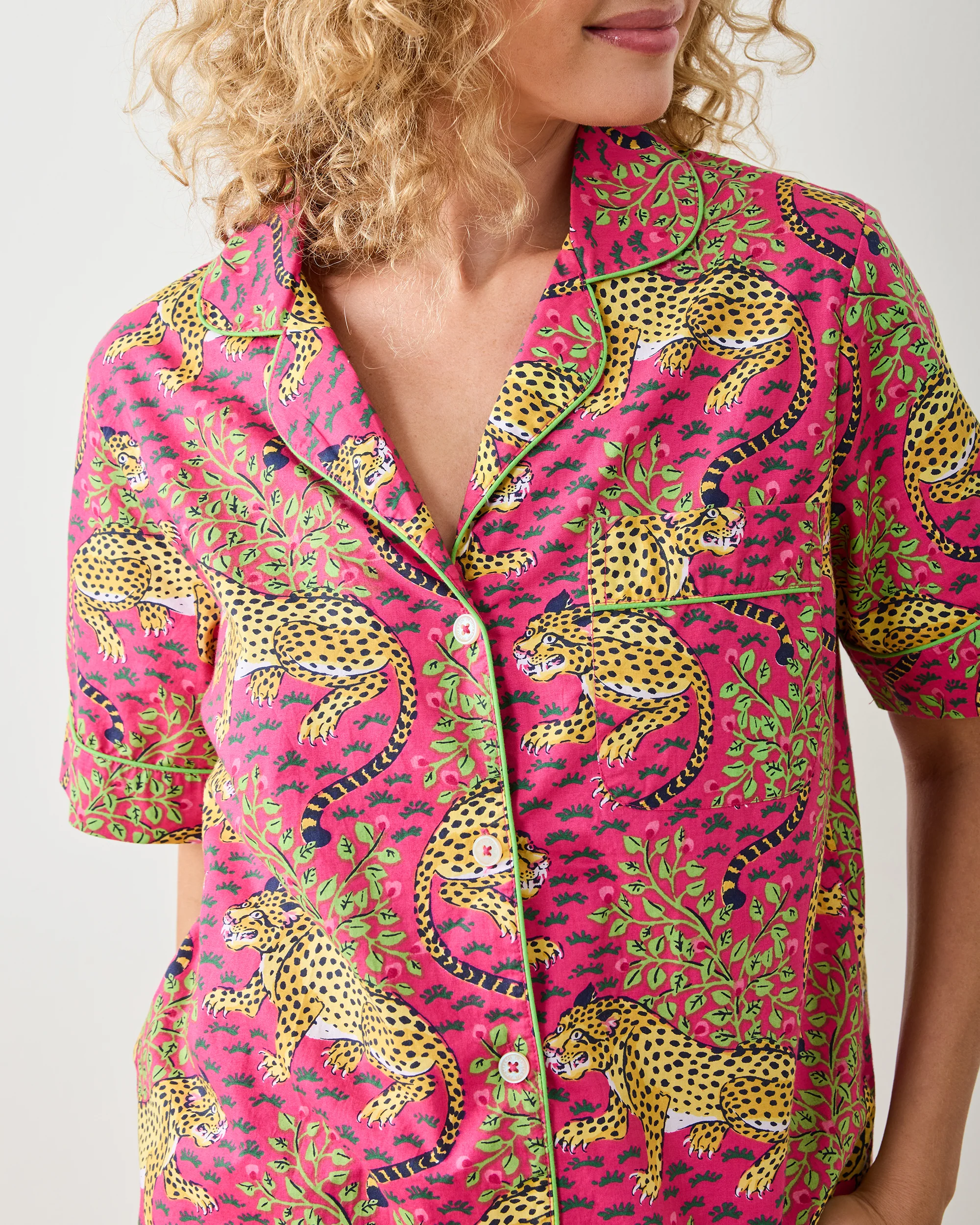 Bagheera - Short PJ Set - Hot Pink - Image 4