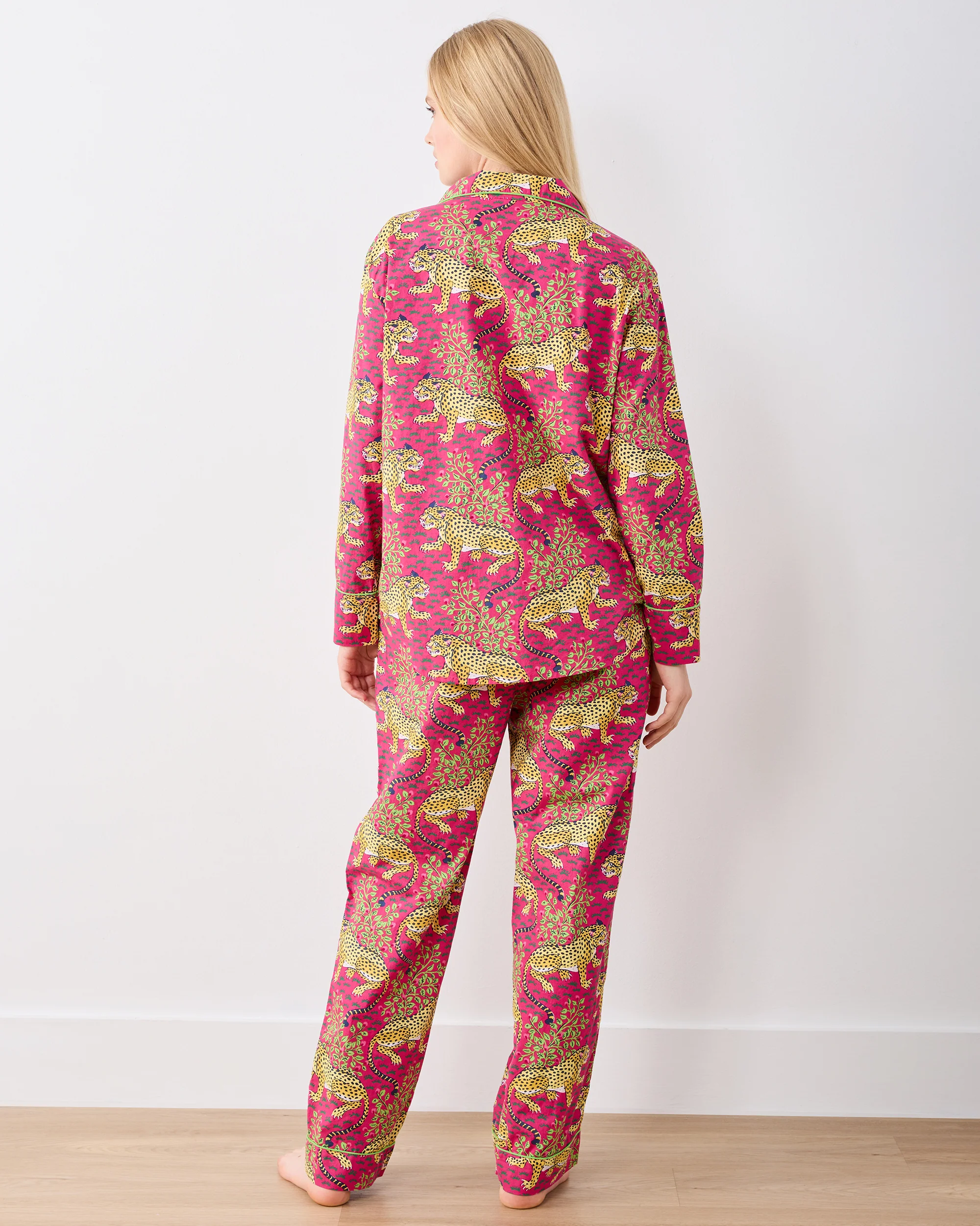 Bagheera - Long PJ Set - Hot Pink - Image 4