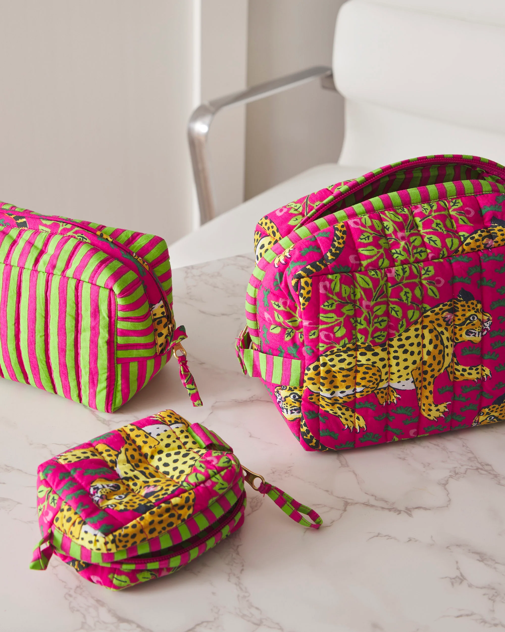 Bagheera - Three's Best Pouch Set - Hot Pink - Image 3