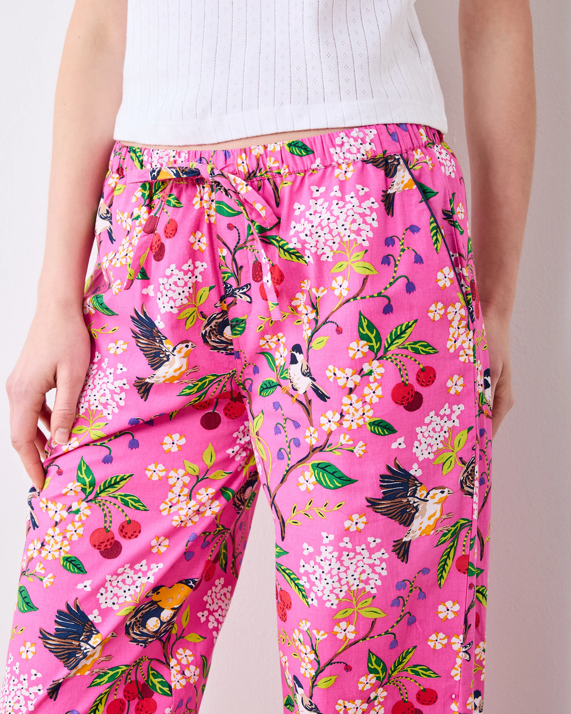 Bird & Blossom - PJ Pants & Pointelle Long Sleeve Bundle - Multi - Image 3