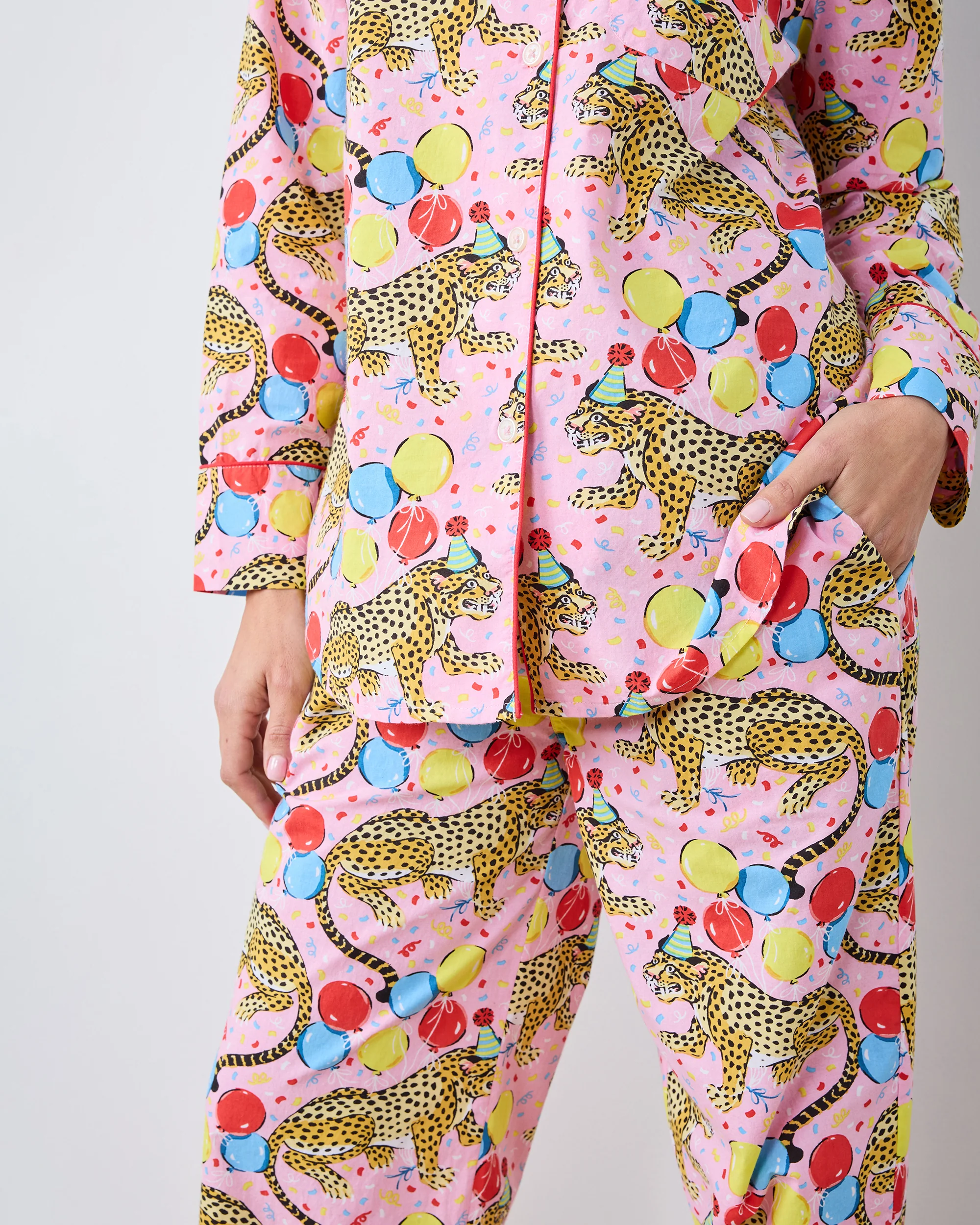 Birthday Bagheera - Long PJ Set - Pink Confetti - Image 5