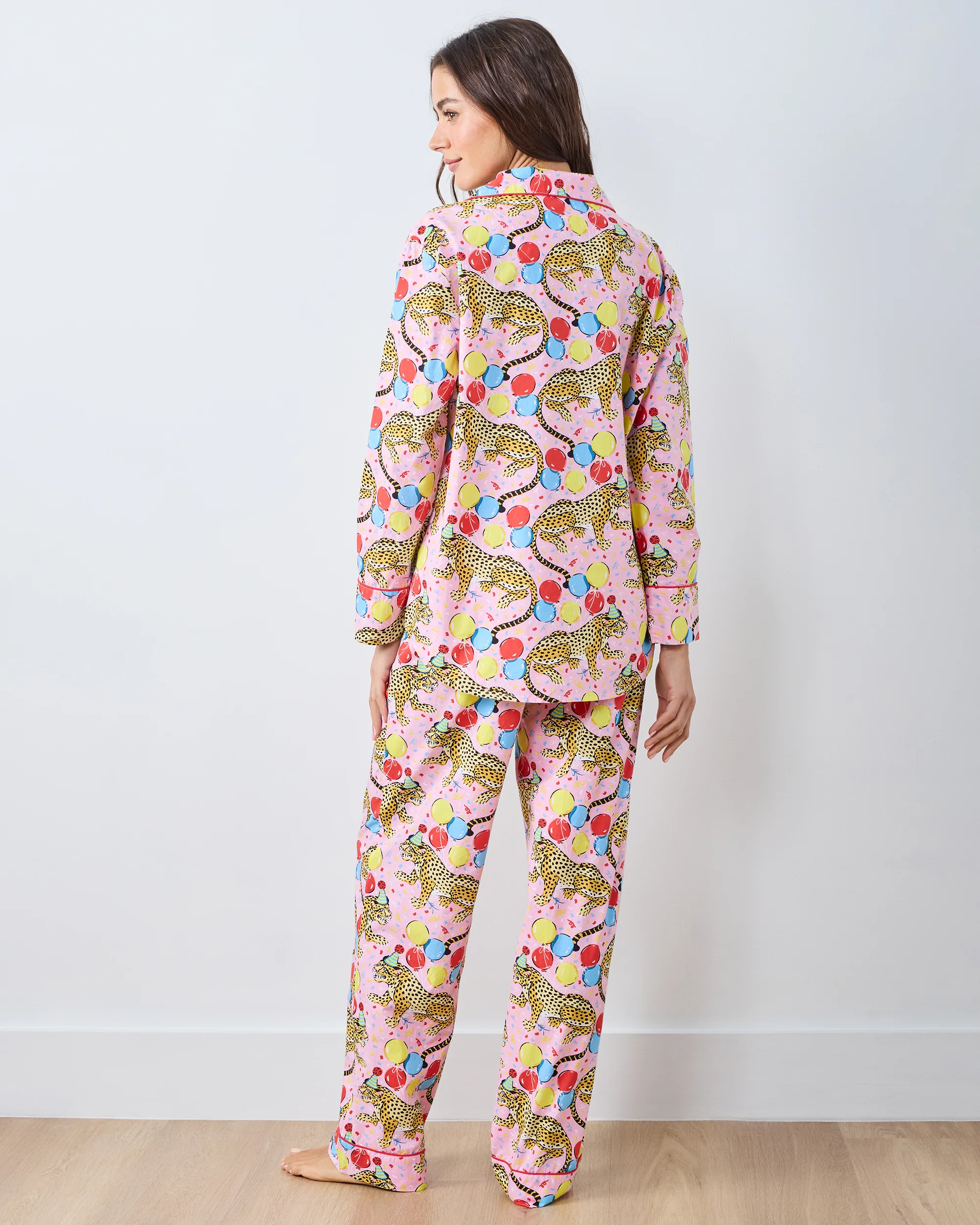 Birthday Bagheera - Long PJ Set - Pink Confetti - Image 6