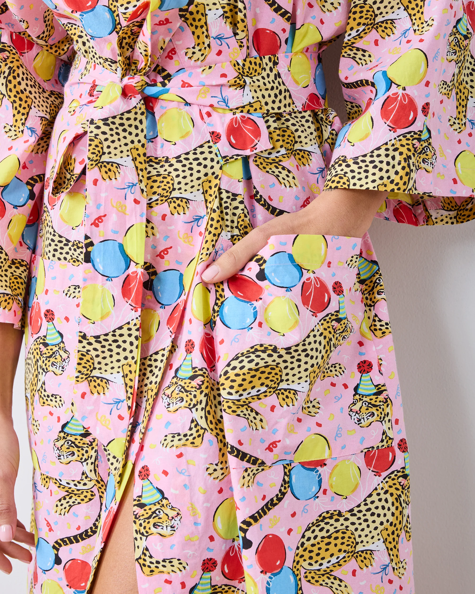 Birthday Bagheera - Long Robe - Pink Confetti - Image 4