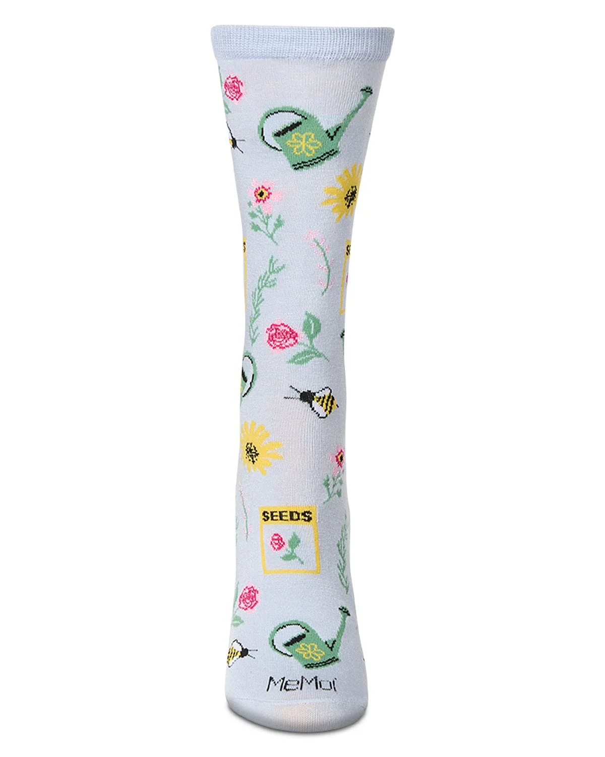 Blue Combo - Flower Garden Bamboo Crew - Infinity Classics - Image 3