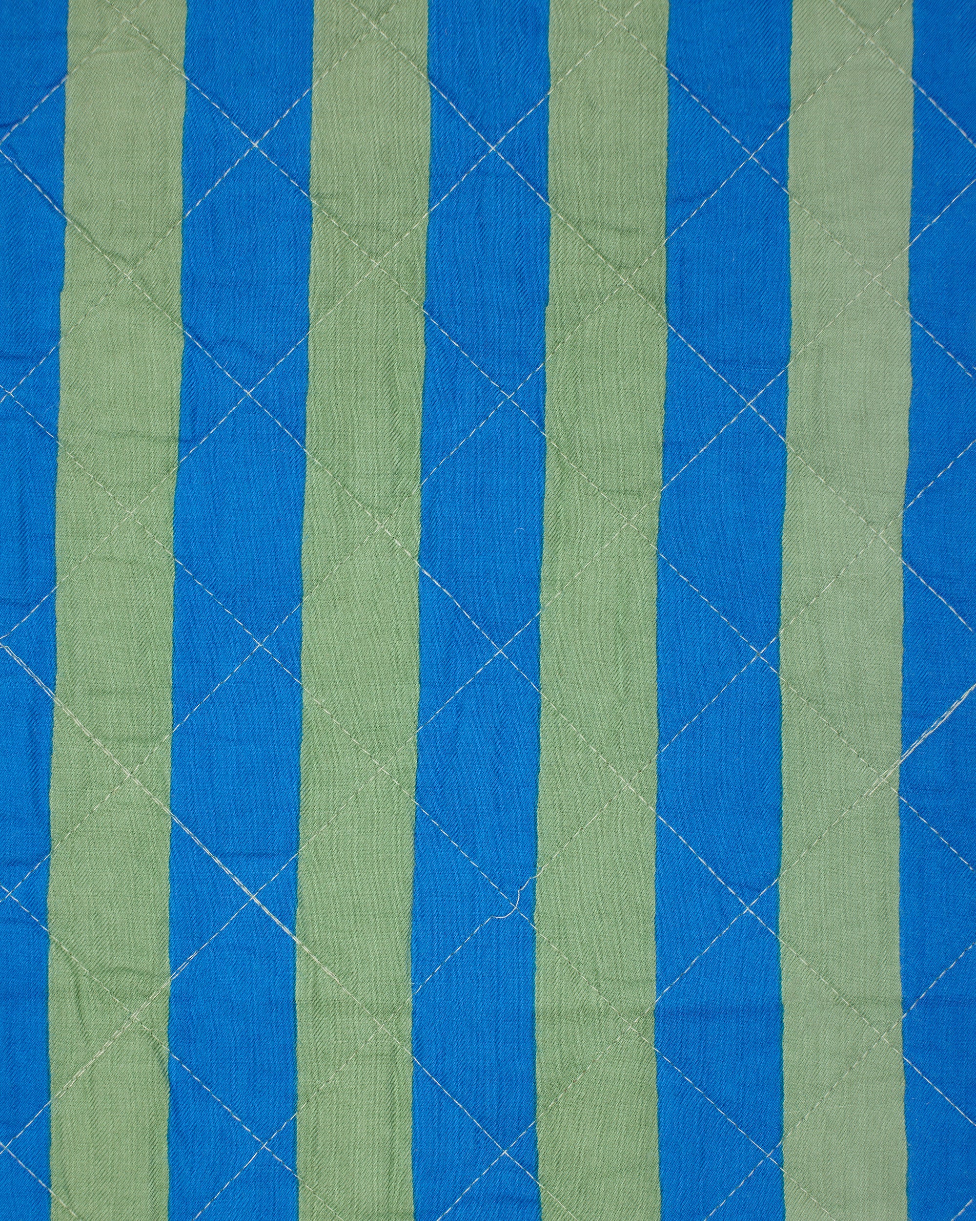 Bold Stripe - Quilted Vest - Blue Sage - Image 5