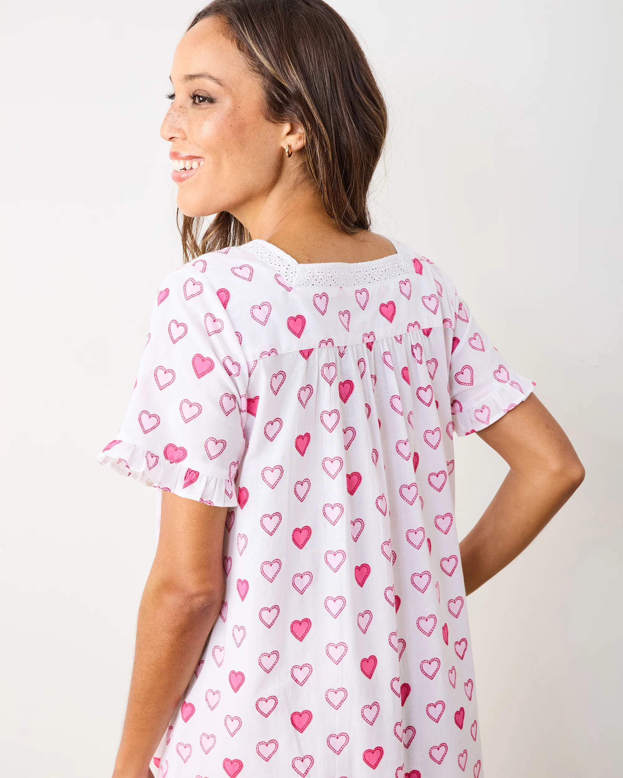 Candy Hearts - Nashville Nights Nightgown - Pale Pink - Image 5