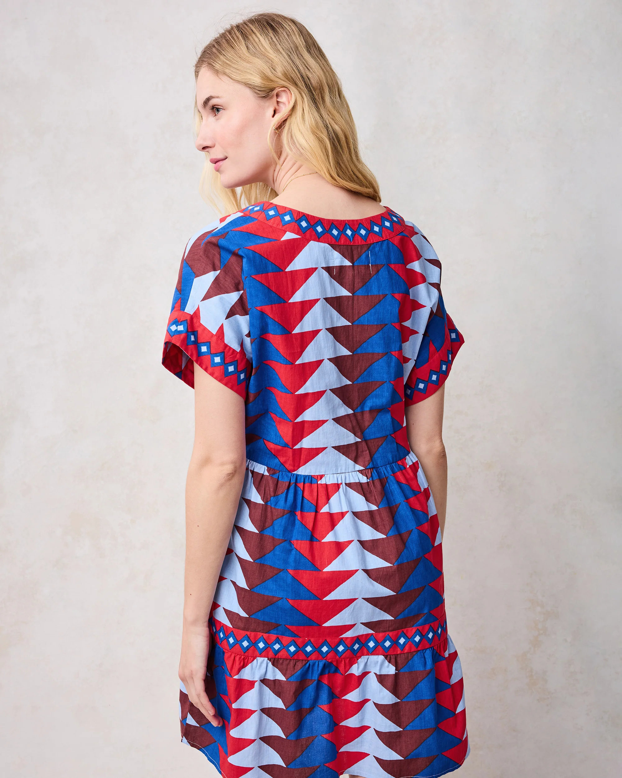 Canyon Geo - Atlantic Dress - Arizona Blue - Image 5