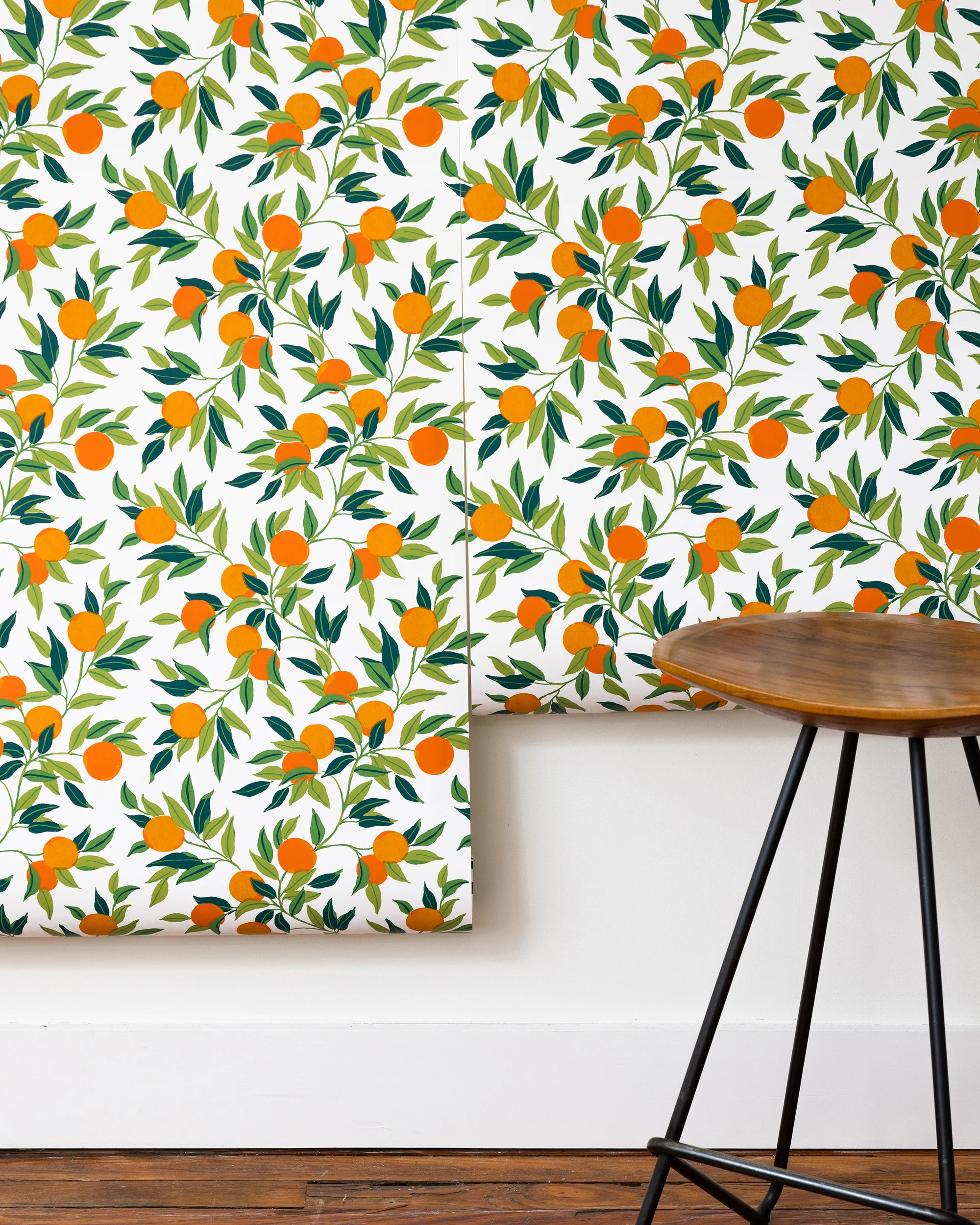 Clementine - Wallpaper Double Roll - Olive - Image 3