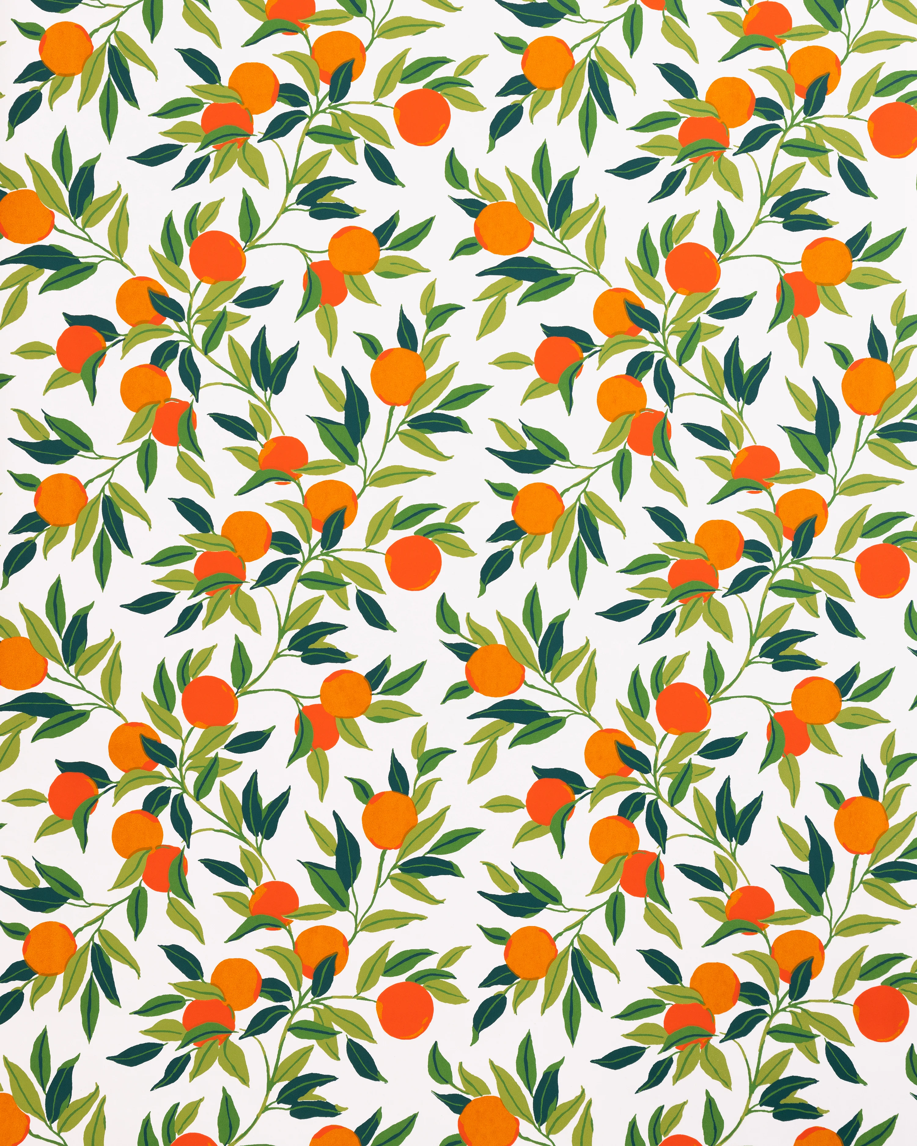Clementine - Wallpaper Double Roll - Olive - Image 4
