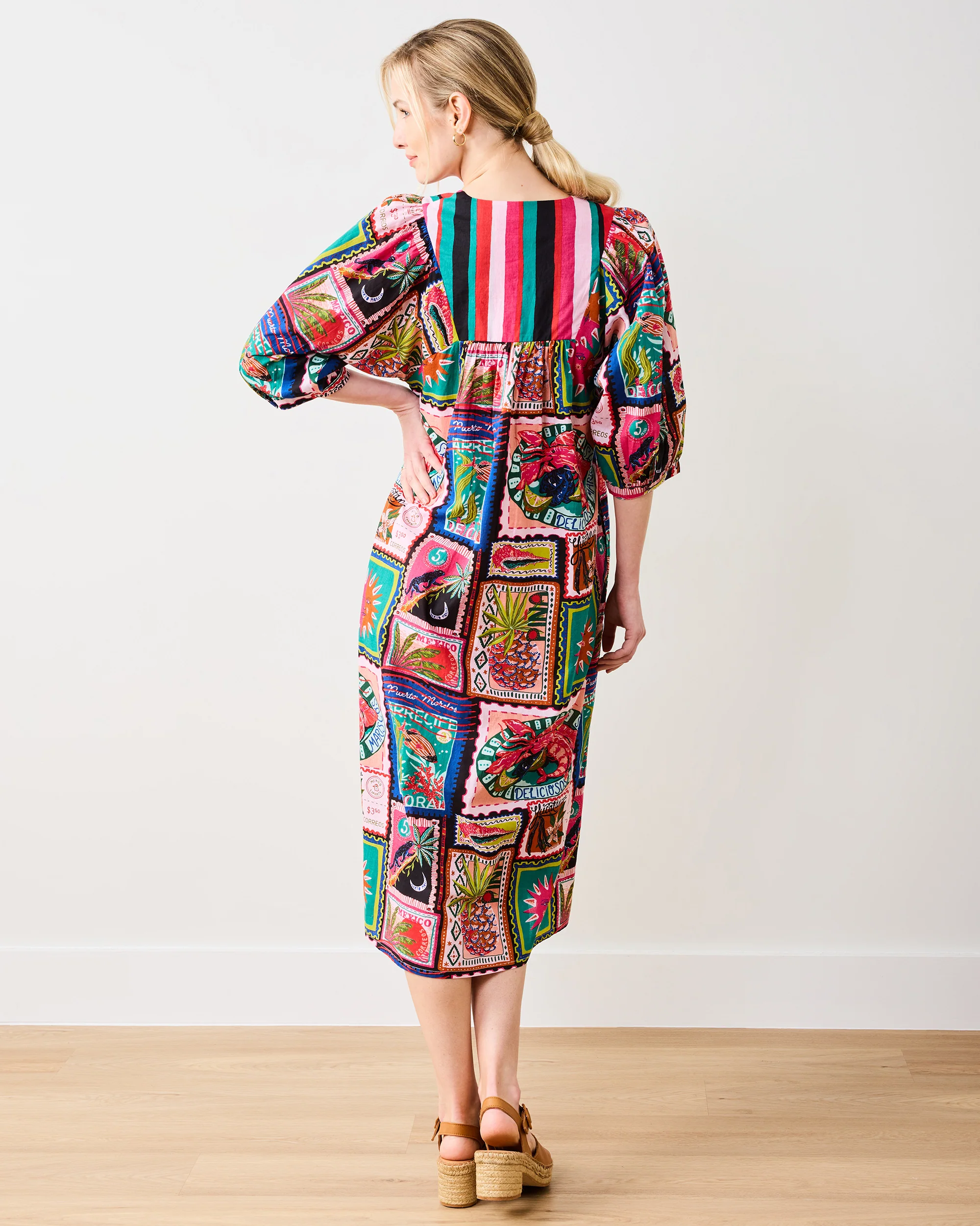 Colorful Coast - Vista Dress - Vibrant Ink - Image 3