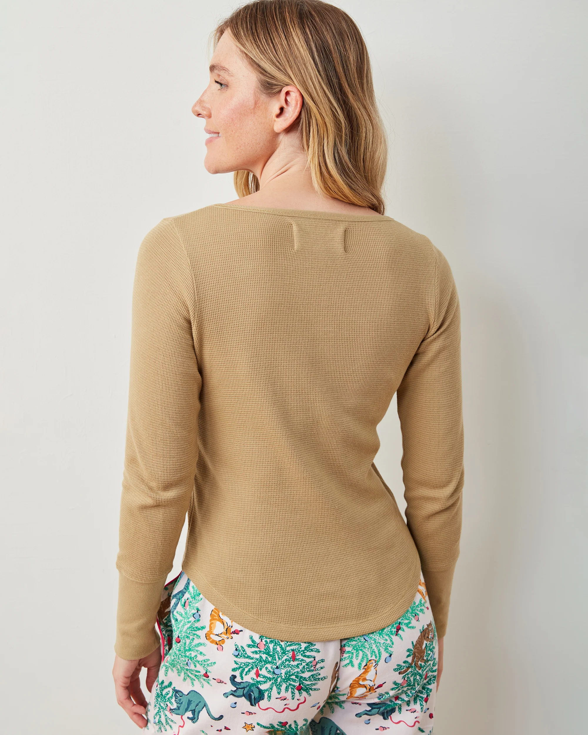 Moss - Cozy Henley - Thermal - Image 3