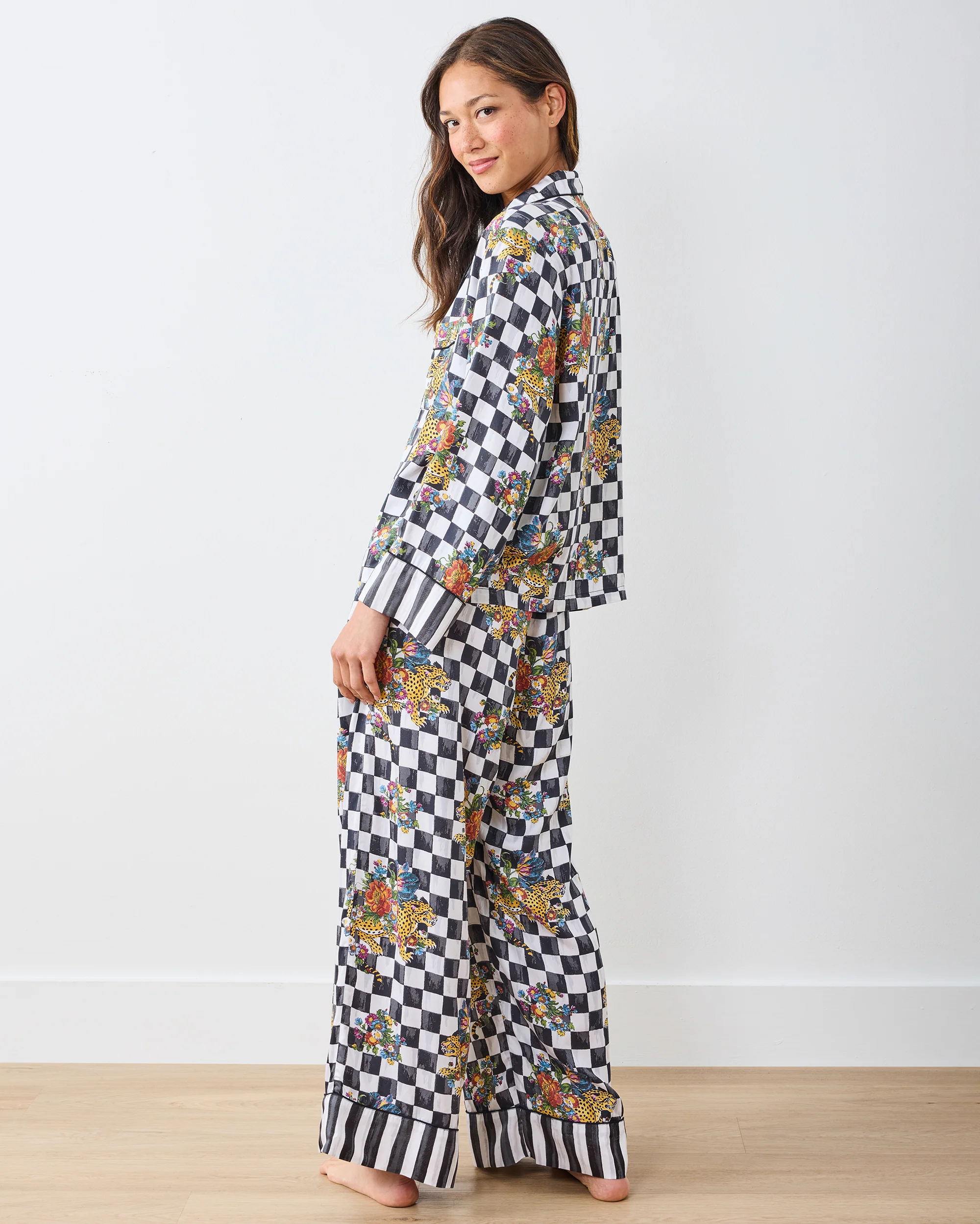 Courtly Check Bagheera - Eco Satin Soho Set - Floral - Image 5