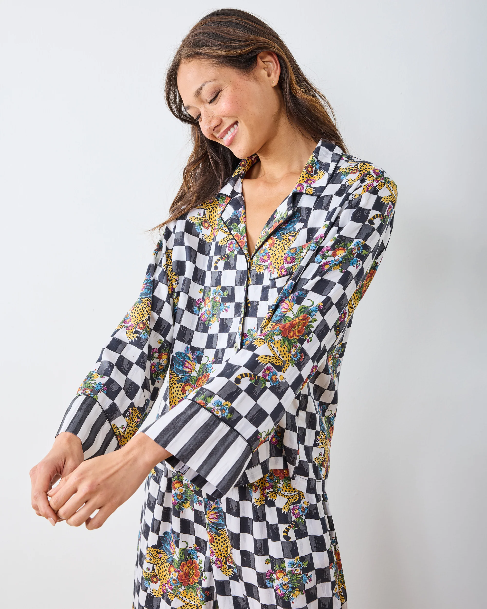 Courtly Check Bagheera - Eco Satin Soho Set - Floral - Image 6
