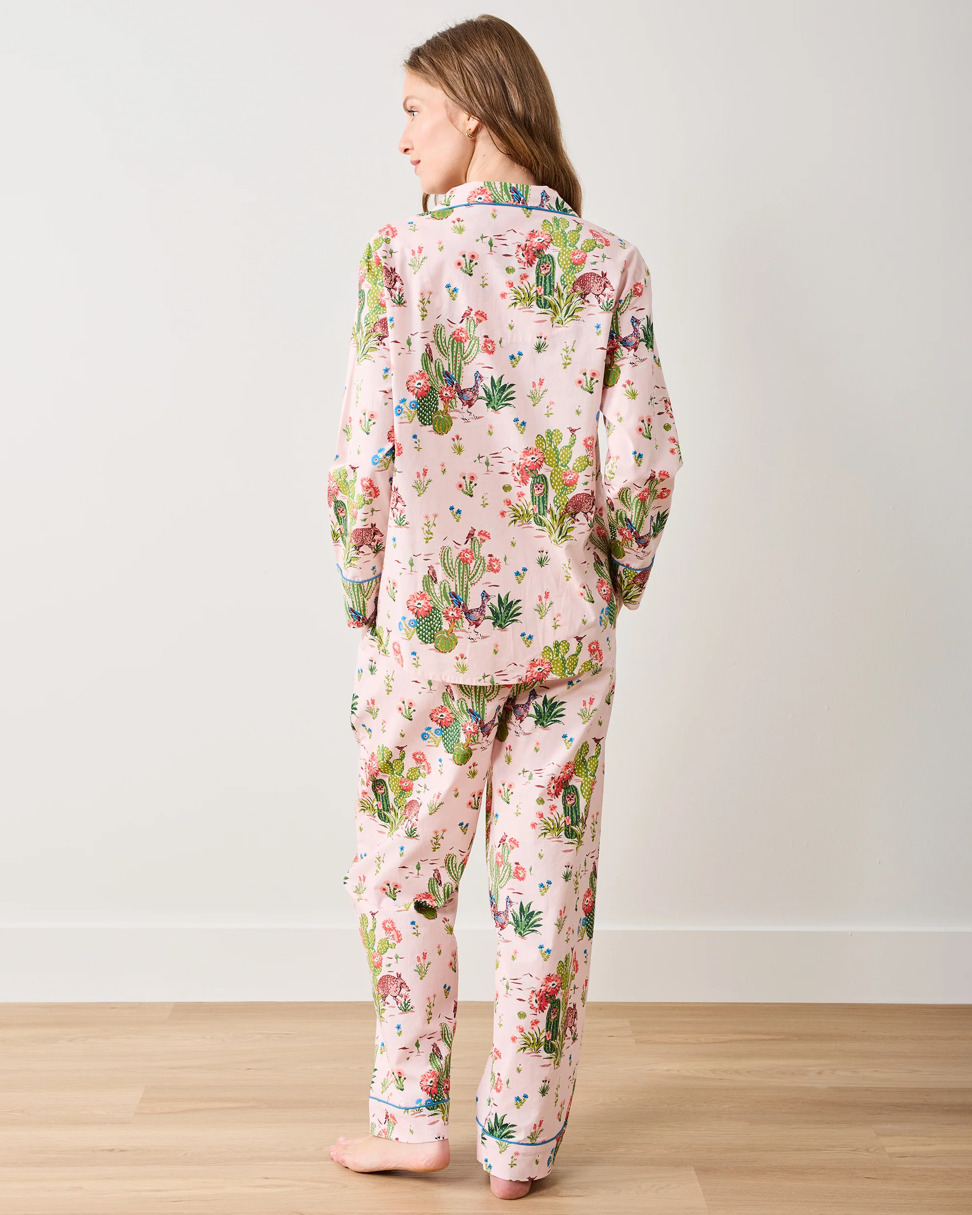 Desert Dream - Long PJ Set - Pink Cactus - Image 6