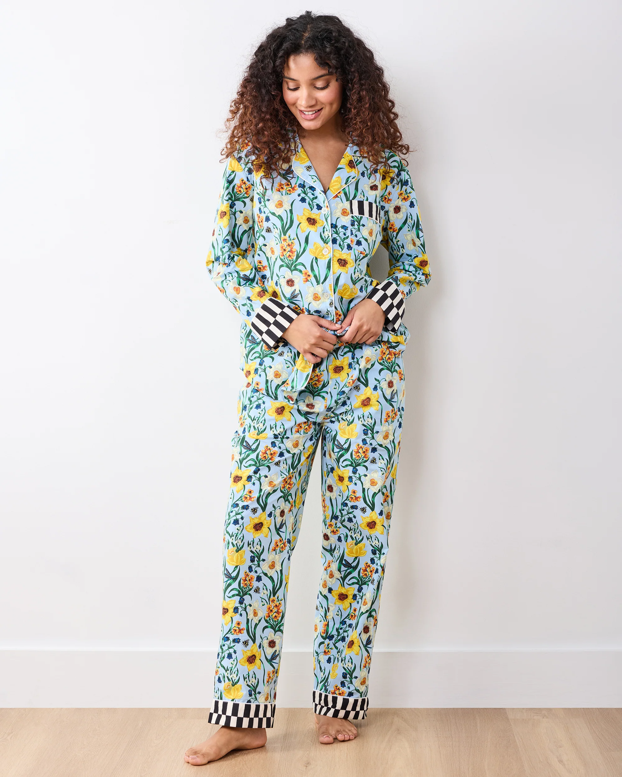 Dreamy Daffodil - Long PJ Set - Moonwater - Image 2