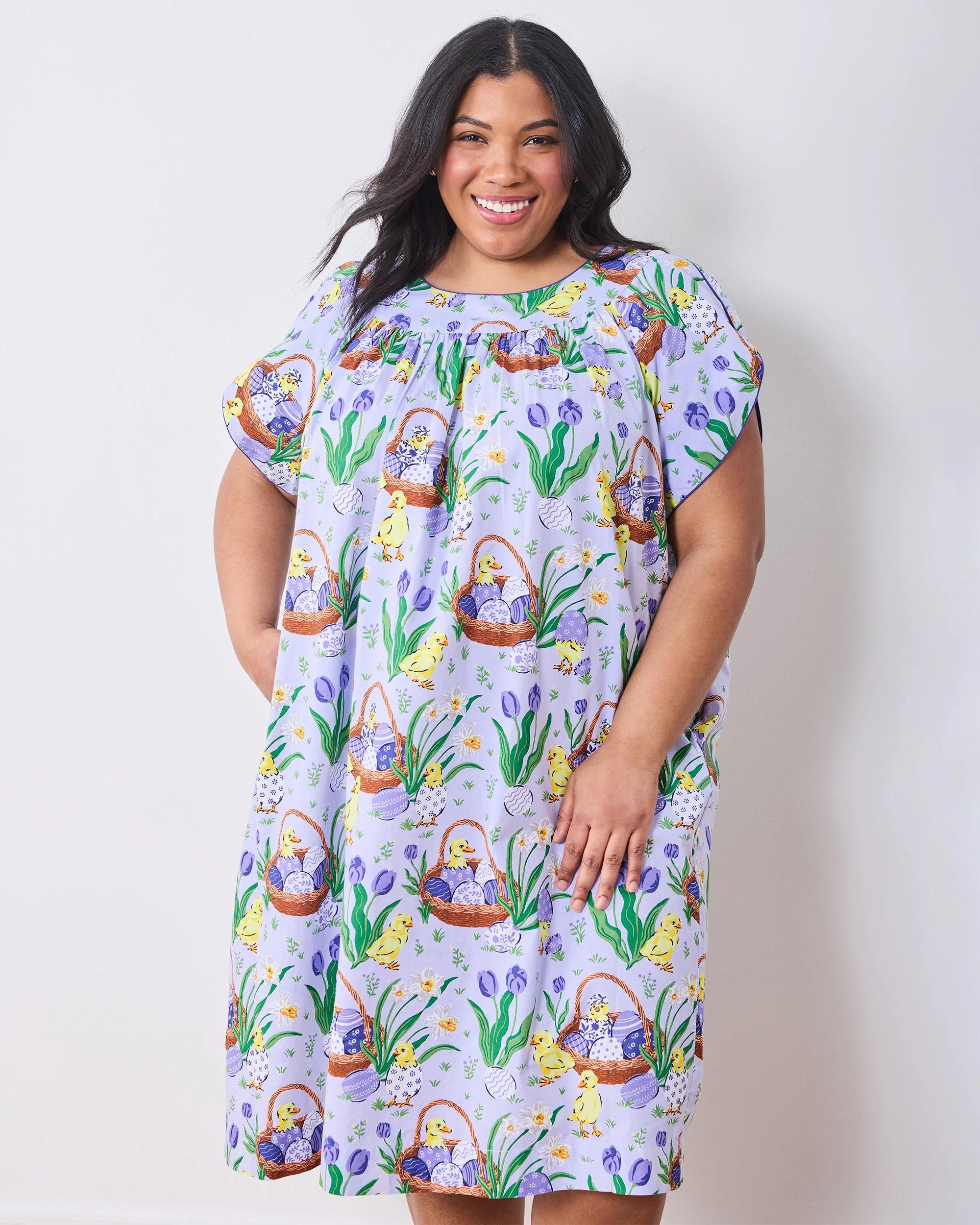 Egg Hunt - Retro Dreams Nightgown - Dusty Lilac - Image 3