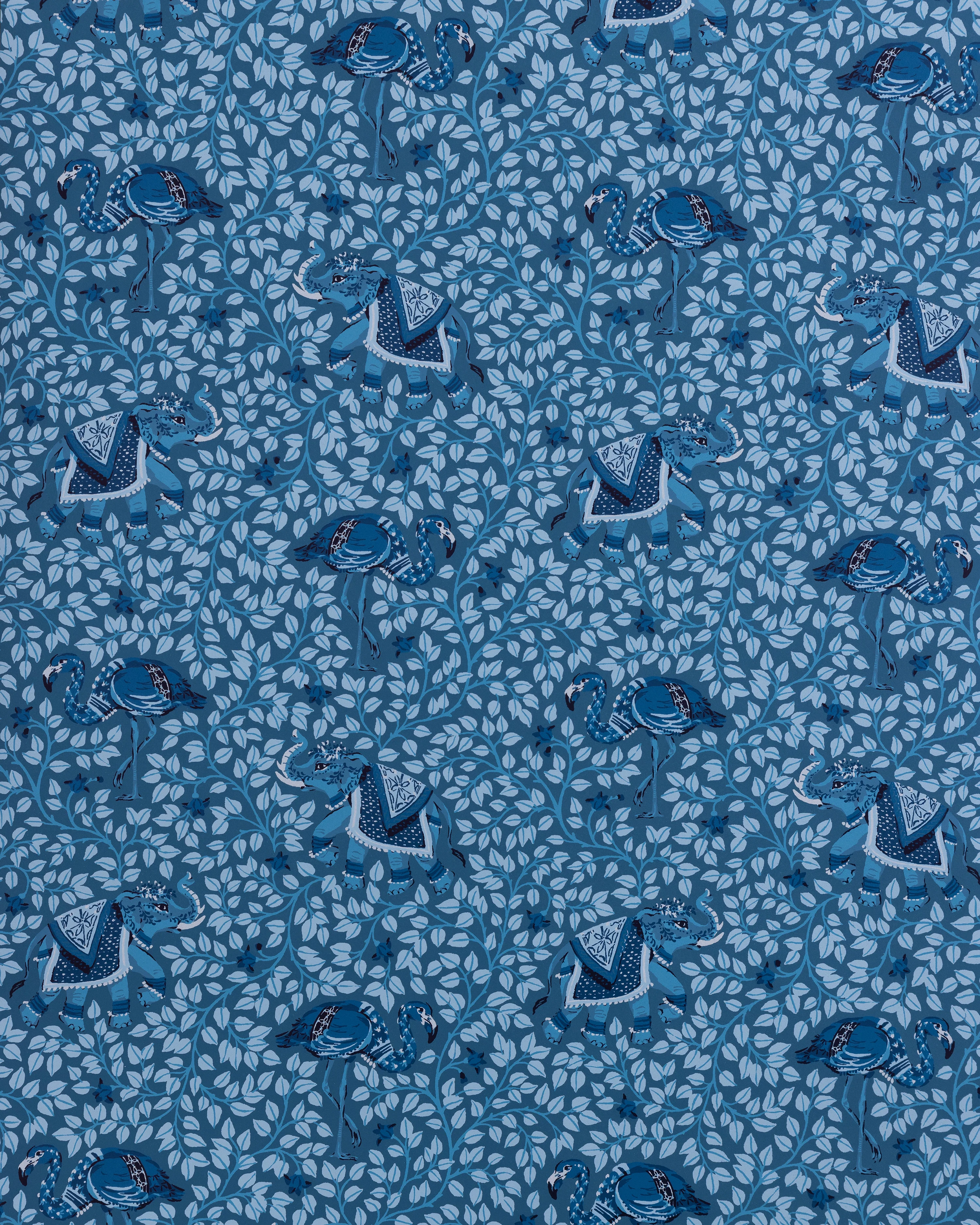 Flamenco - Wallpaper Double Roll - Indigo - Image 4