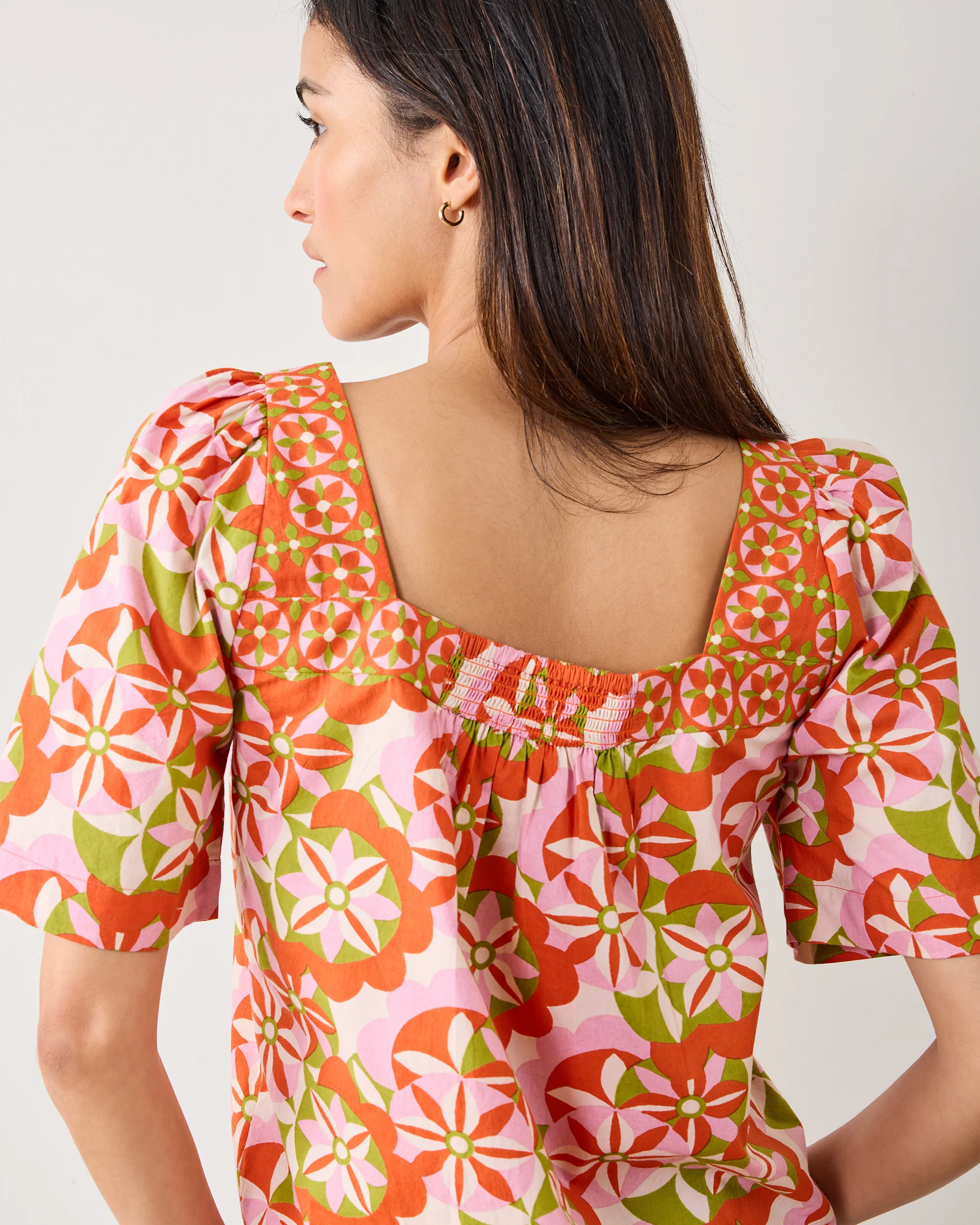 Flower Hour - Tara Blouse - Lava Lamp - Image 3