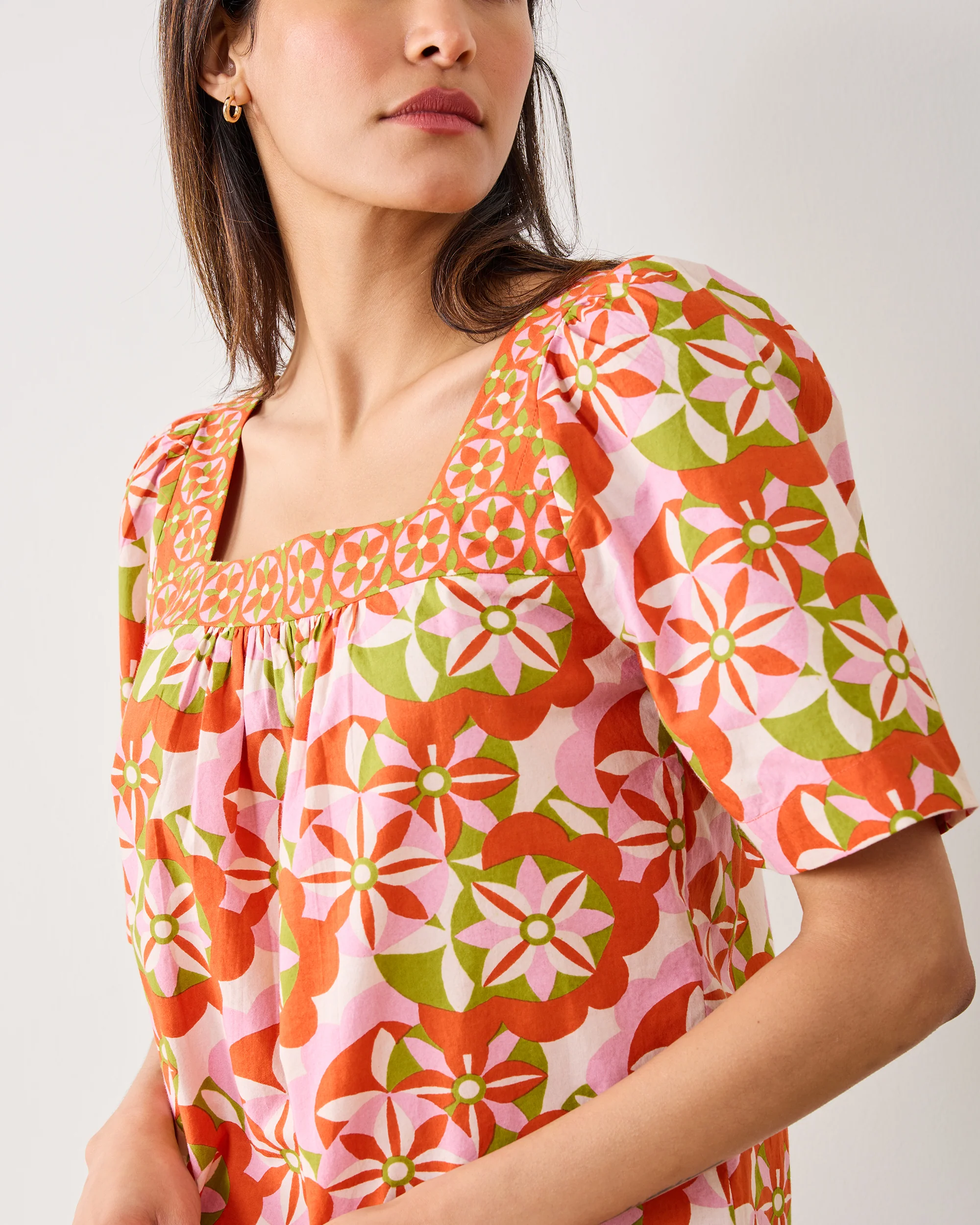 Flower Hour - Tara Blouse - Lava Lamp - Image 5