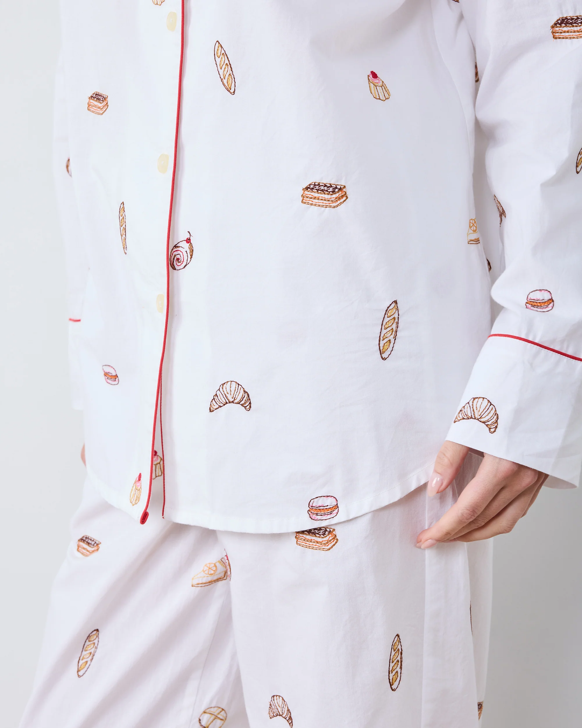 Freshly Baked - Long PJ Set - Cloud - Image 5