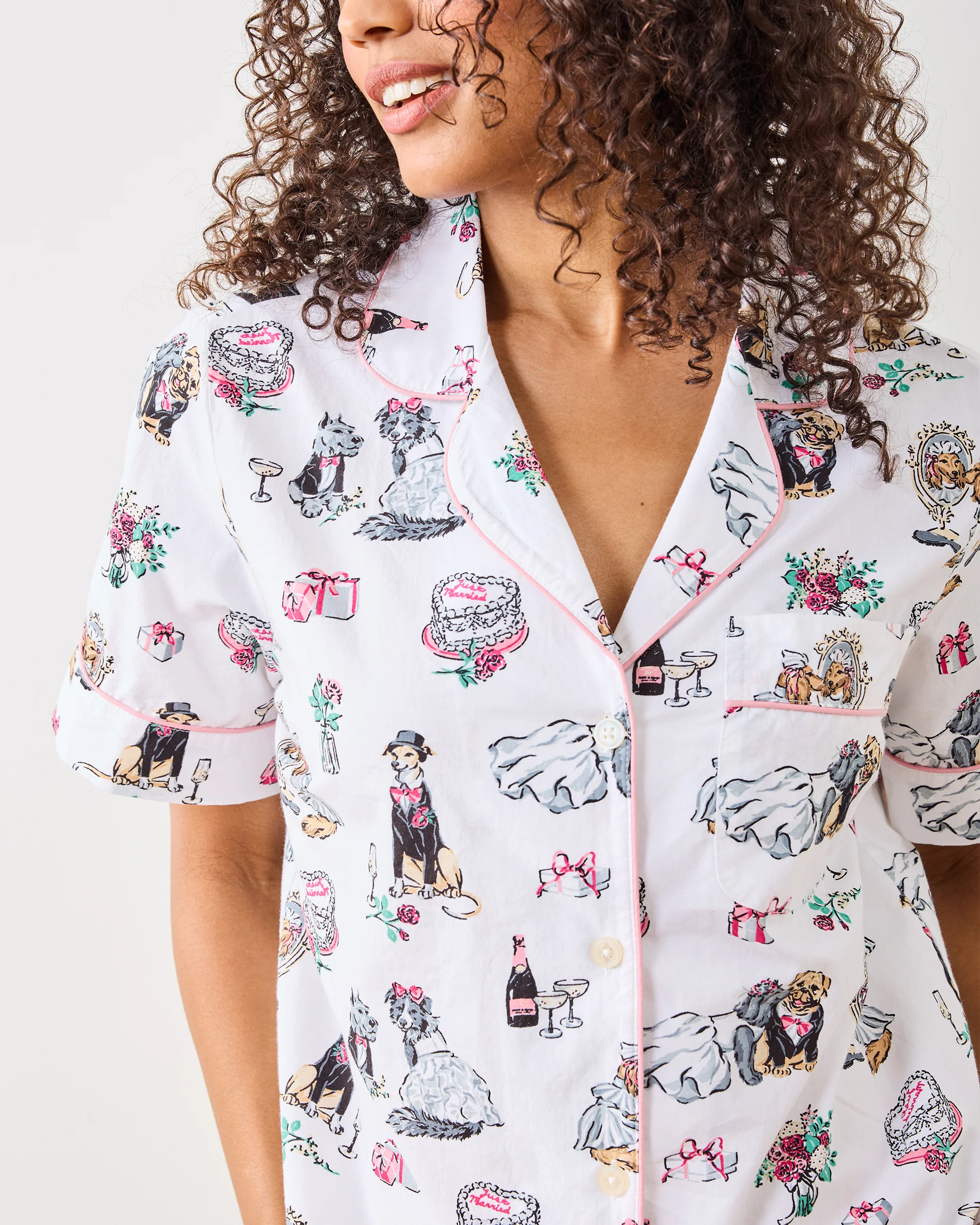 Fur Ever Yours - Short PJ Set - Cloud