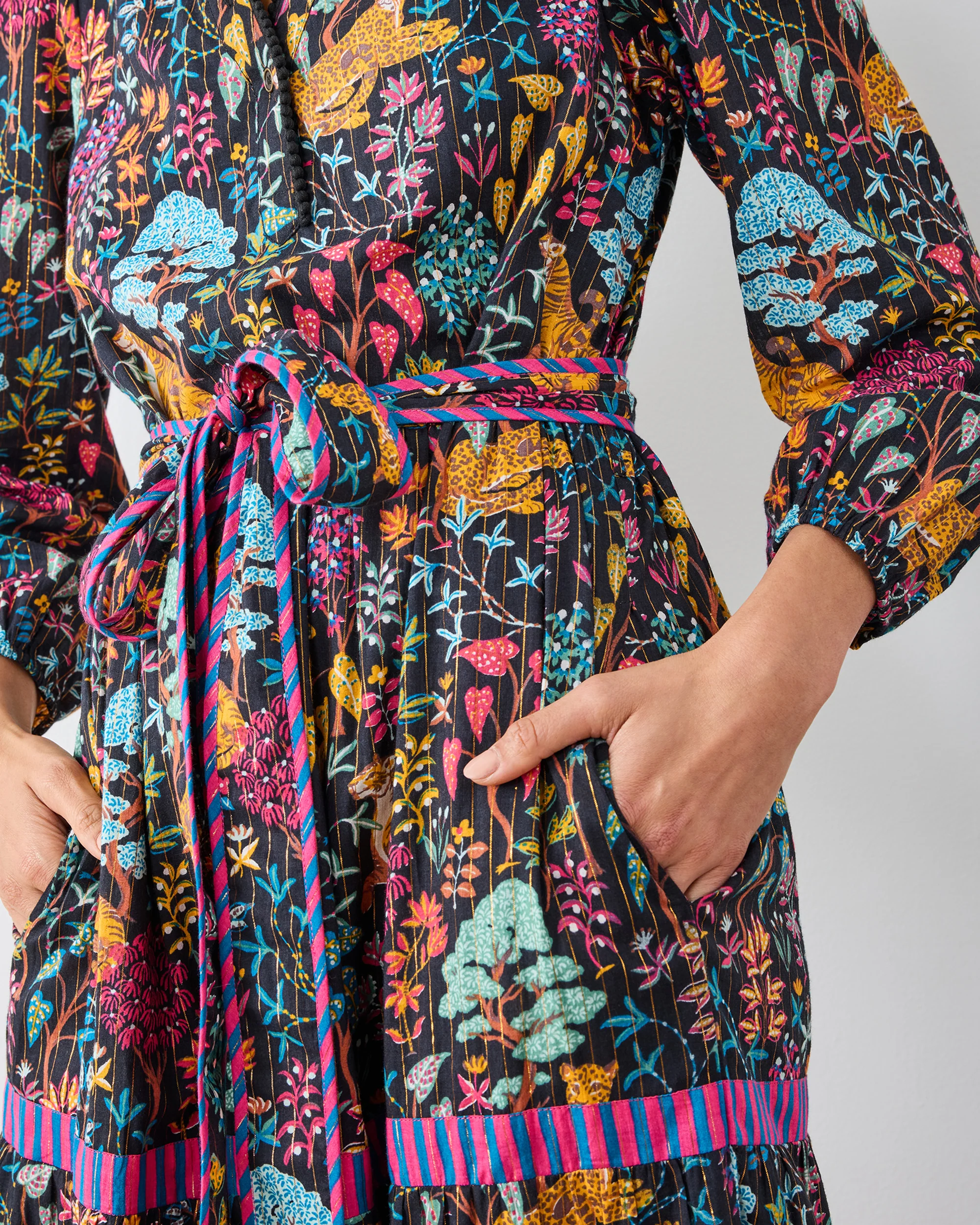 Garden Menagerie - One in A Million Dress - Ink - Image 3