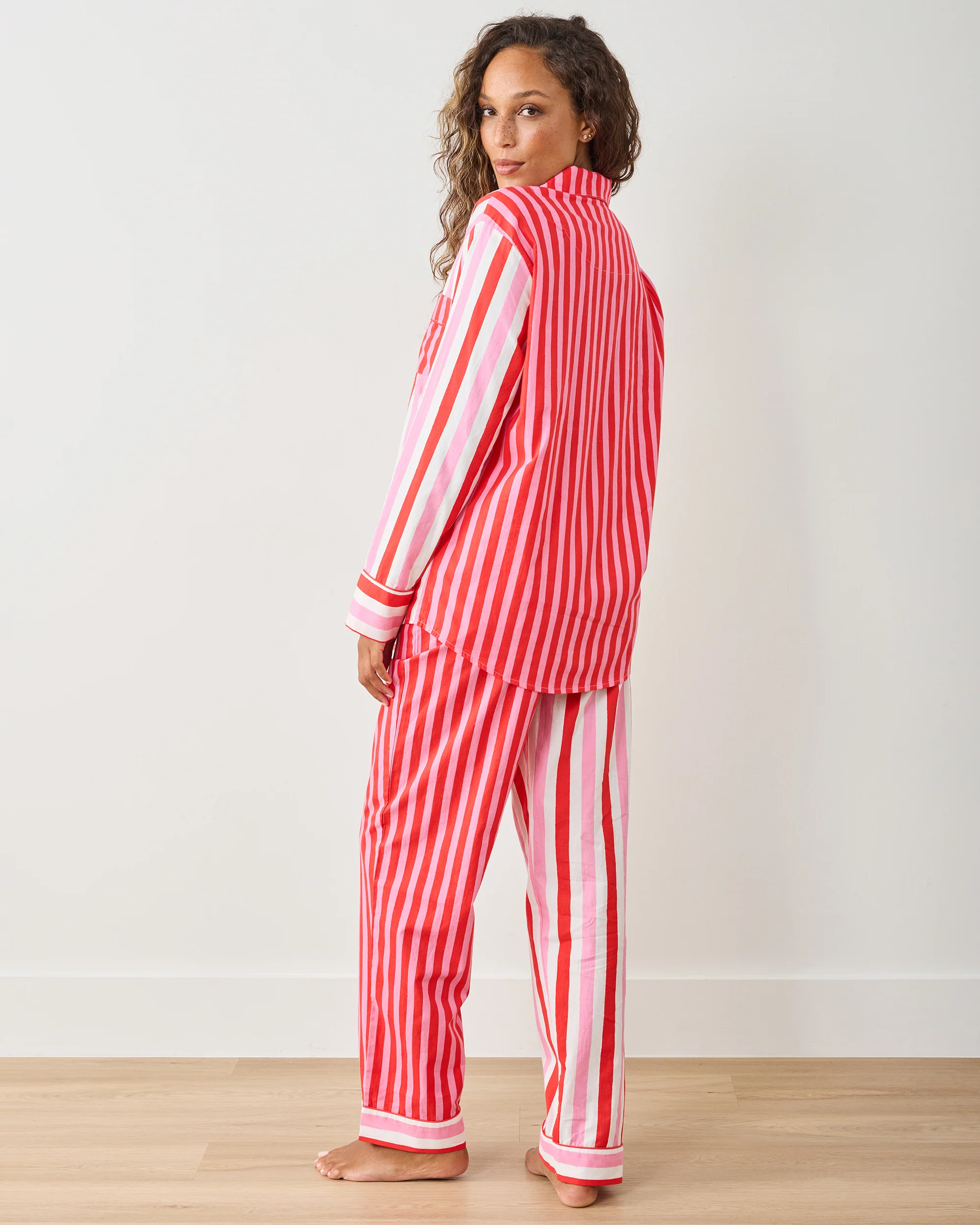 Taffy Stripes - Long PJ Set - Peppermint Swirl - Image 4