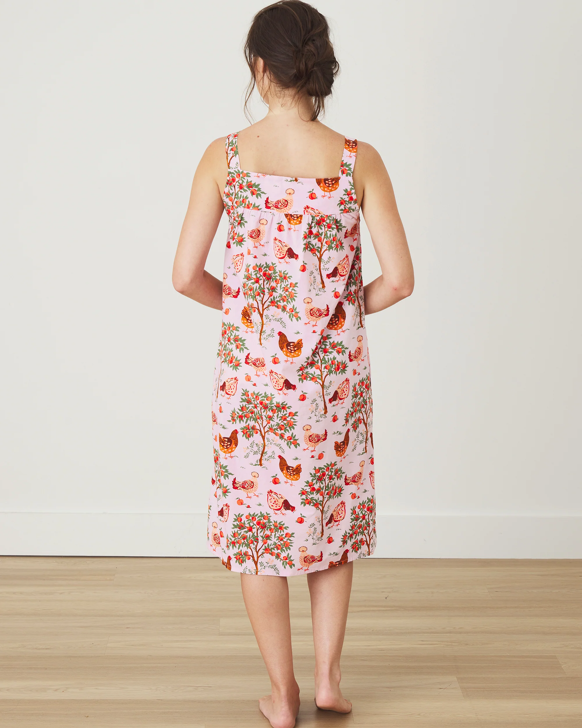 Hen House - Back To Bed Nightgown - Ballet Pink - Image 5