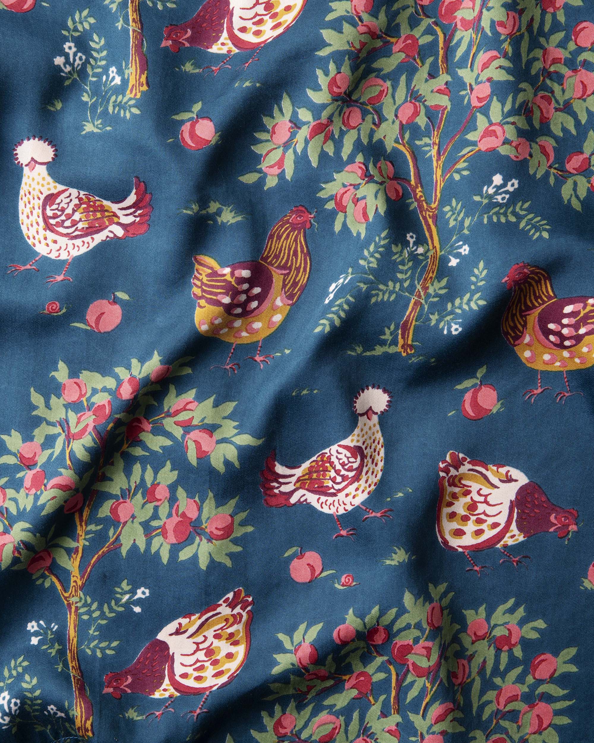 Hen House - Eco Satin Chic To Sleep Shortie - Navy - Image 6
