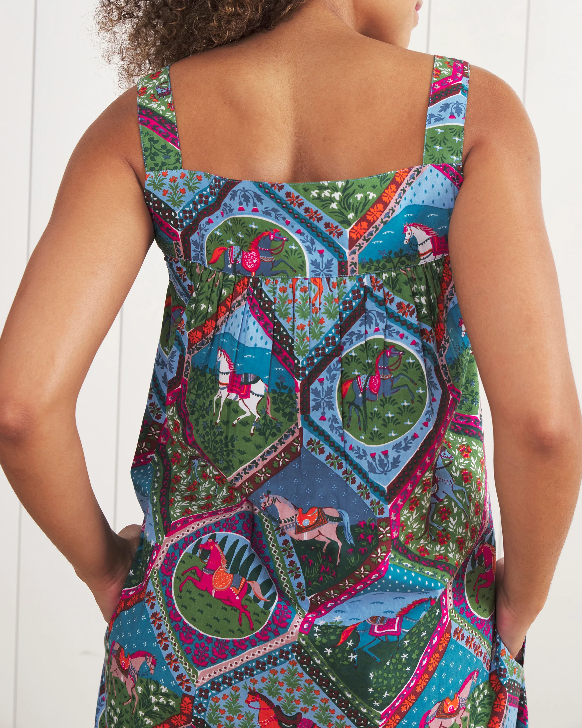 High Horse - Back to Bed Nightgown - Blush Denim - Image 4