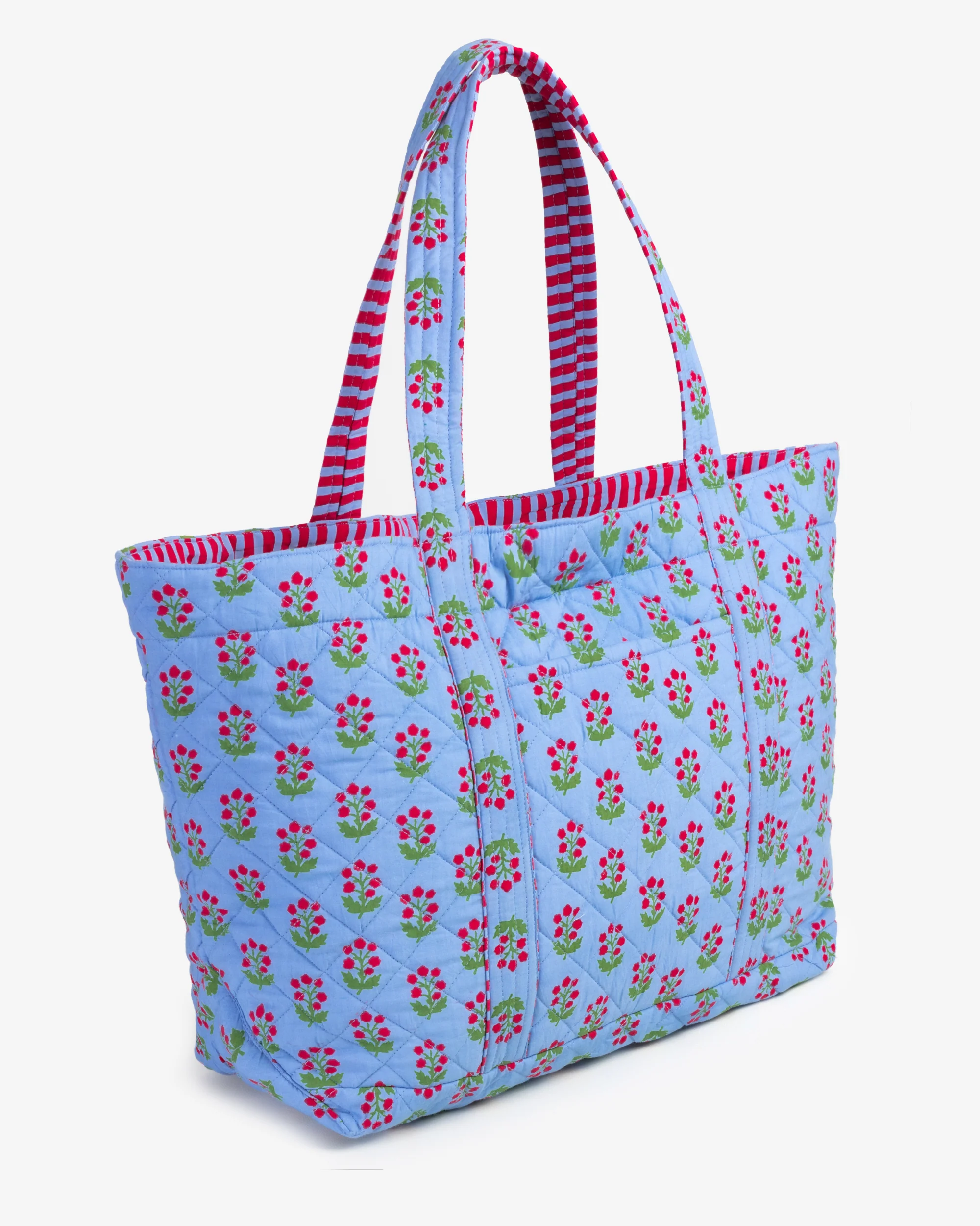 In Bloom - Weekend Bag with Pouch - Denim - Image 5
