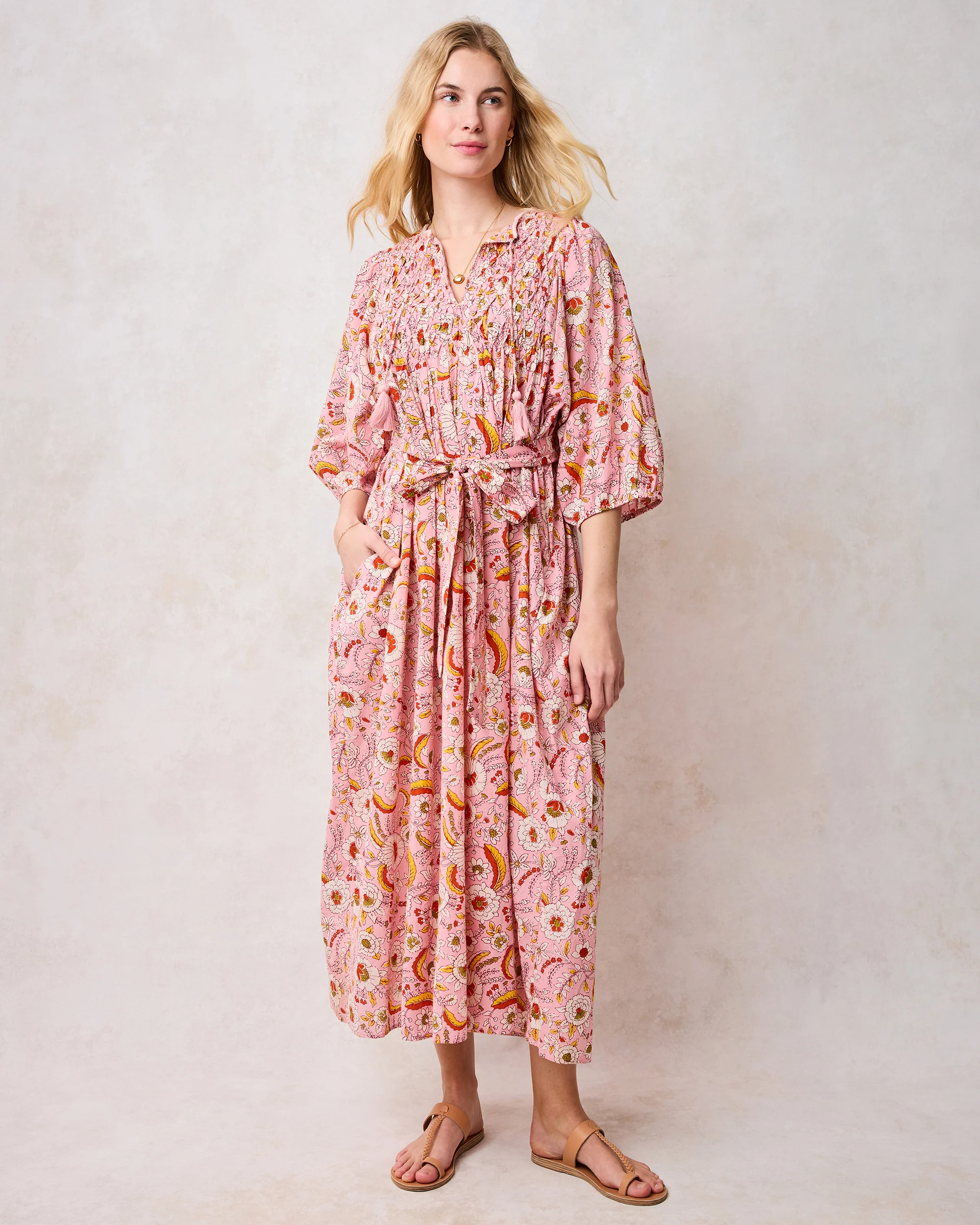 India Bloom - Artifact Dress - Soft Rose - Image 3