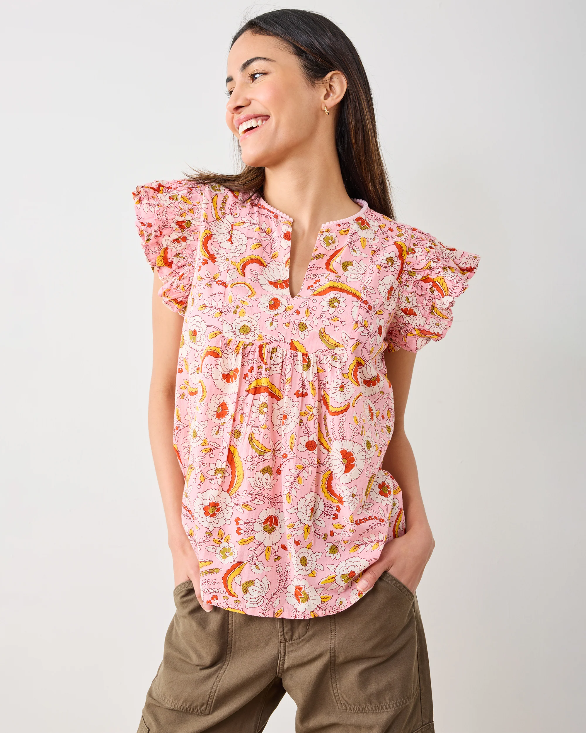 India Bloom - Royal Blouse - Soft Rose - Image 3